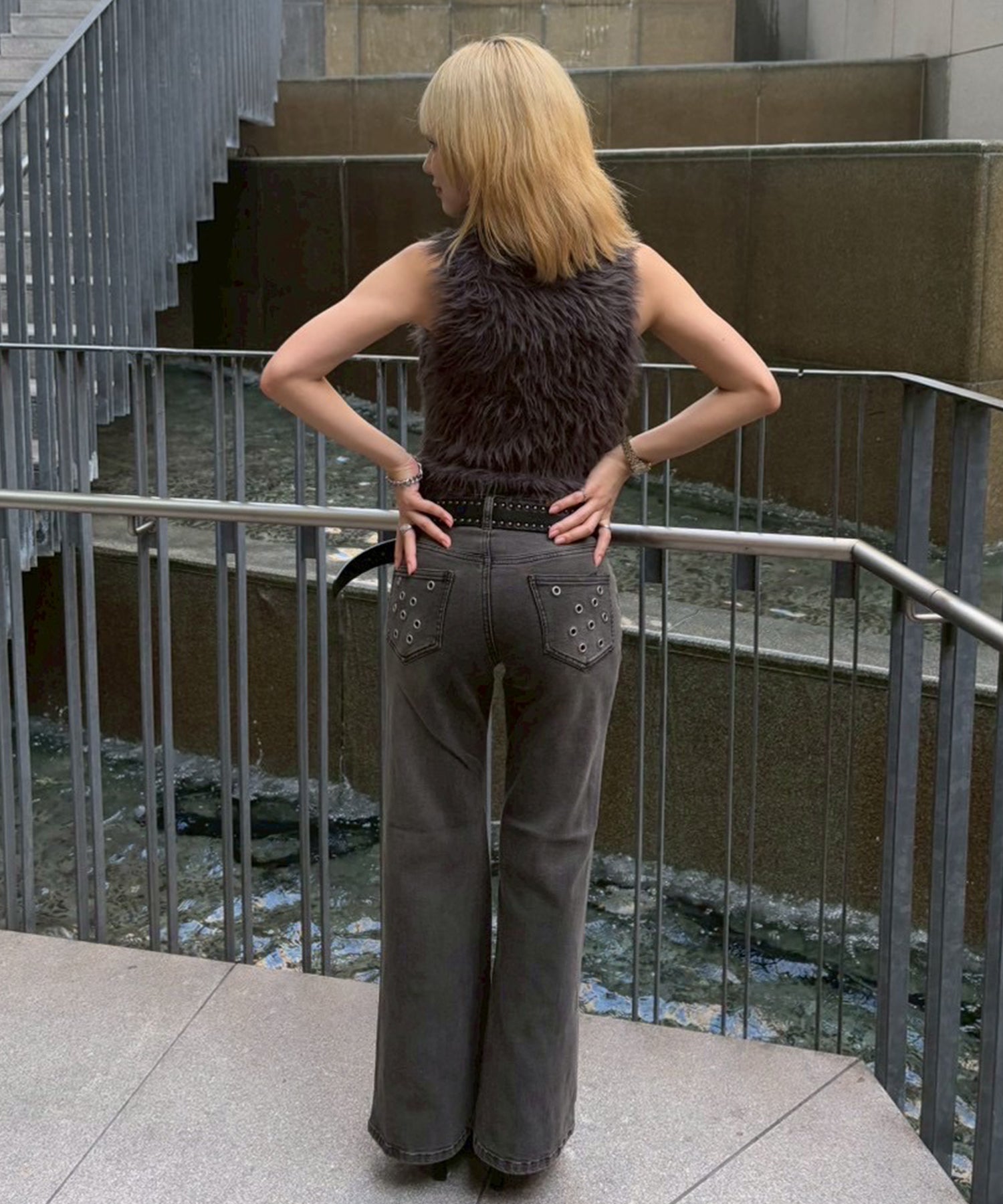 STAFF:151cm/COLOR:BLACK/SIZE:23