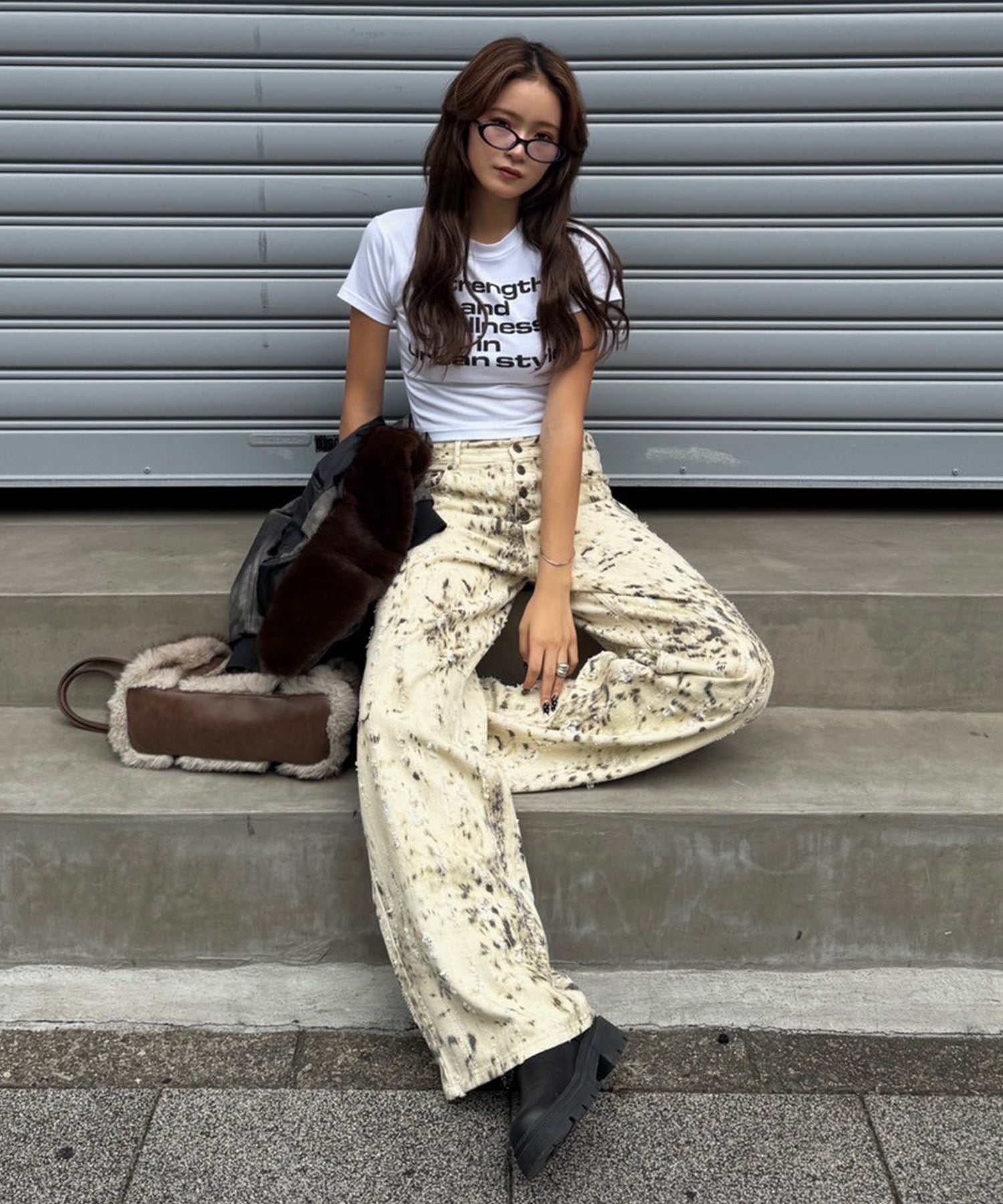 STAFF:170cm/COLOR:IVORY/SIZE:M