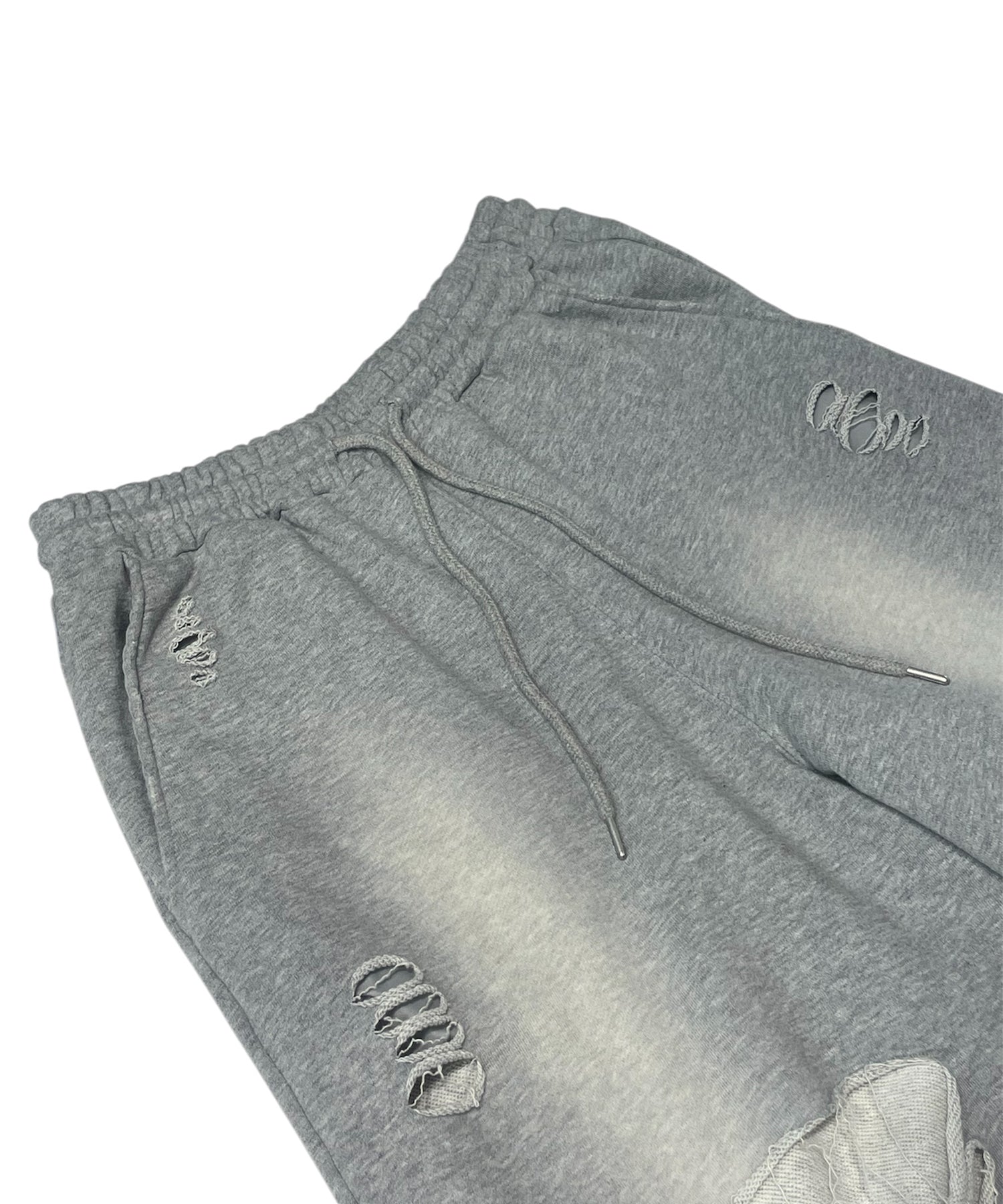 J/Wダメージスウェットワイドパンツ