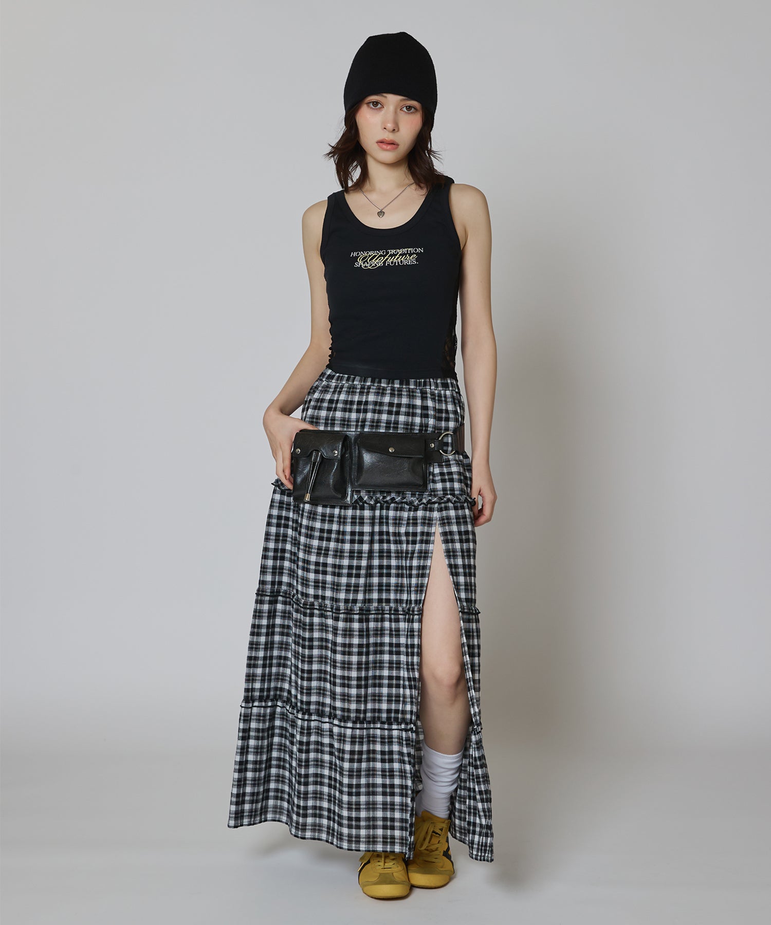 MODEL:163cm/COLOR:MIX①/SIZE:F