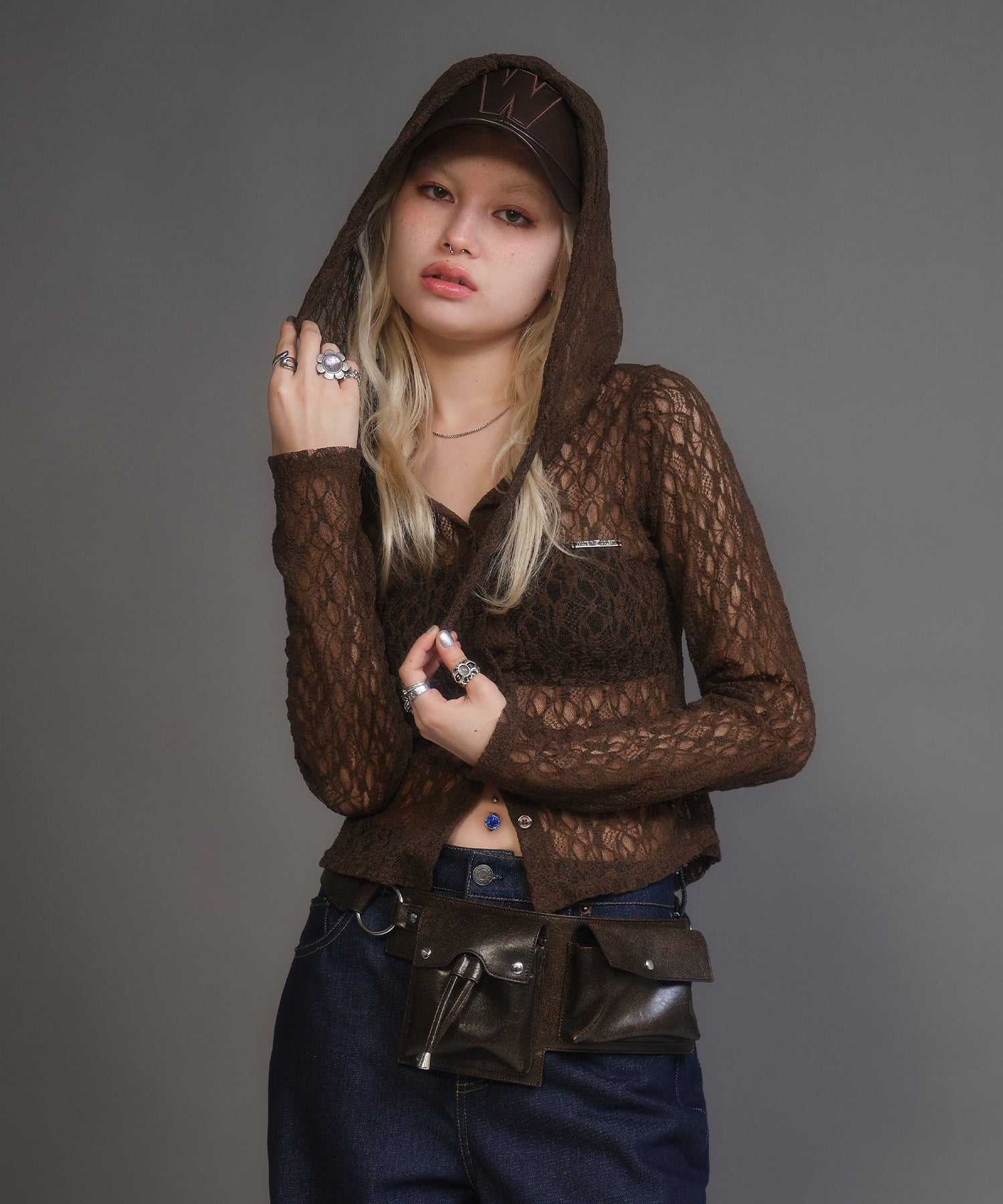 MODEL:170cm/COLOR:BROWN/SIZE:F