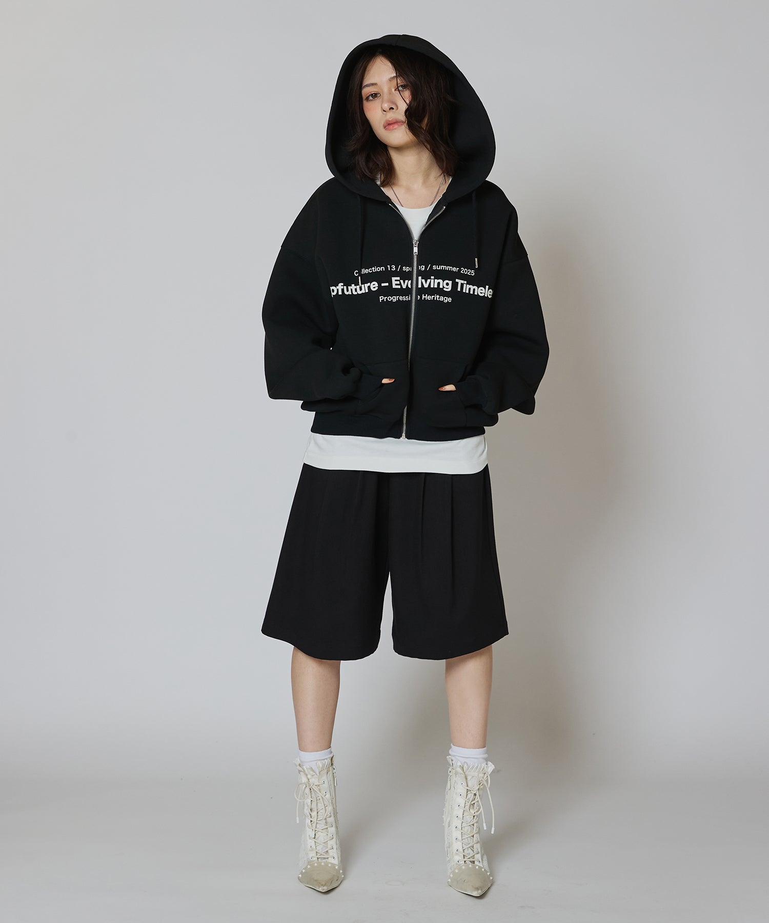 MODEL:163cm/COLOR:BLACK/SIZE:F