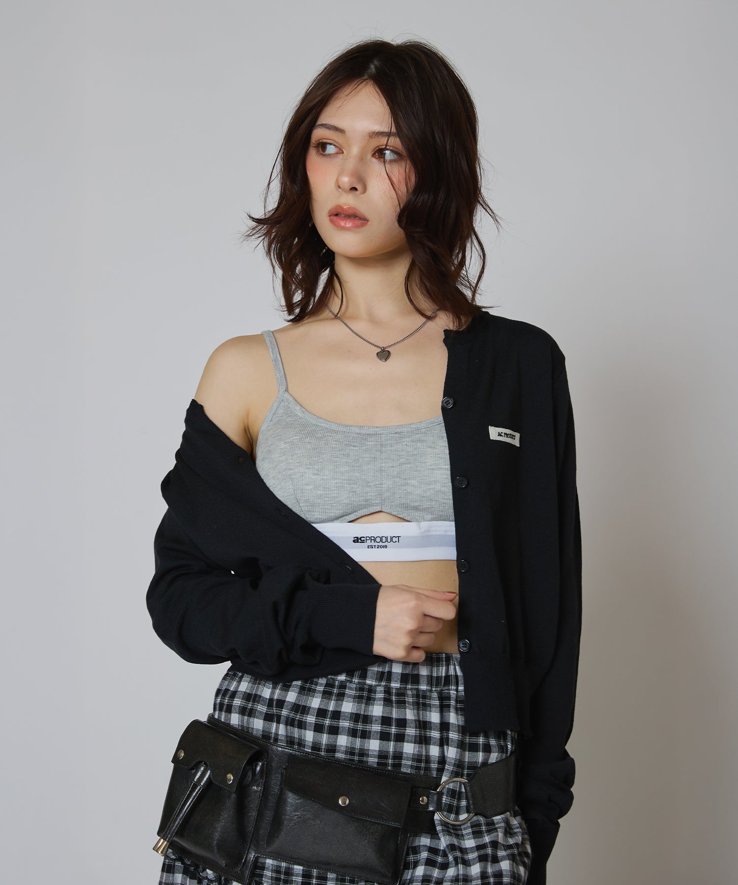 MODEL:163cm/COLOR:GRAY/SIZE:F