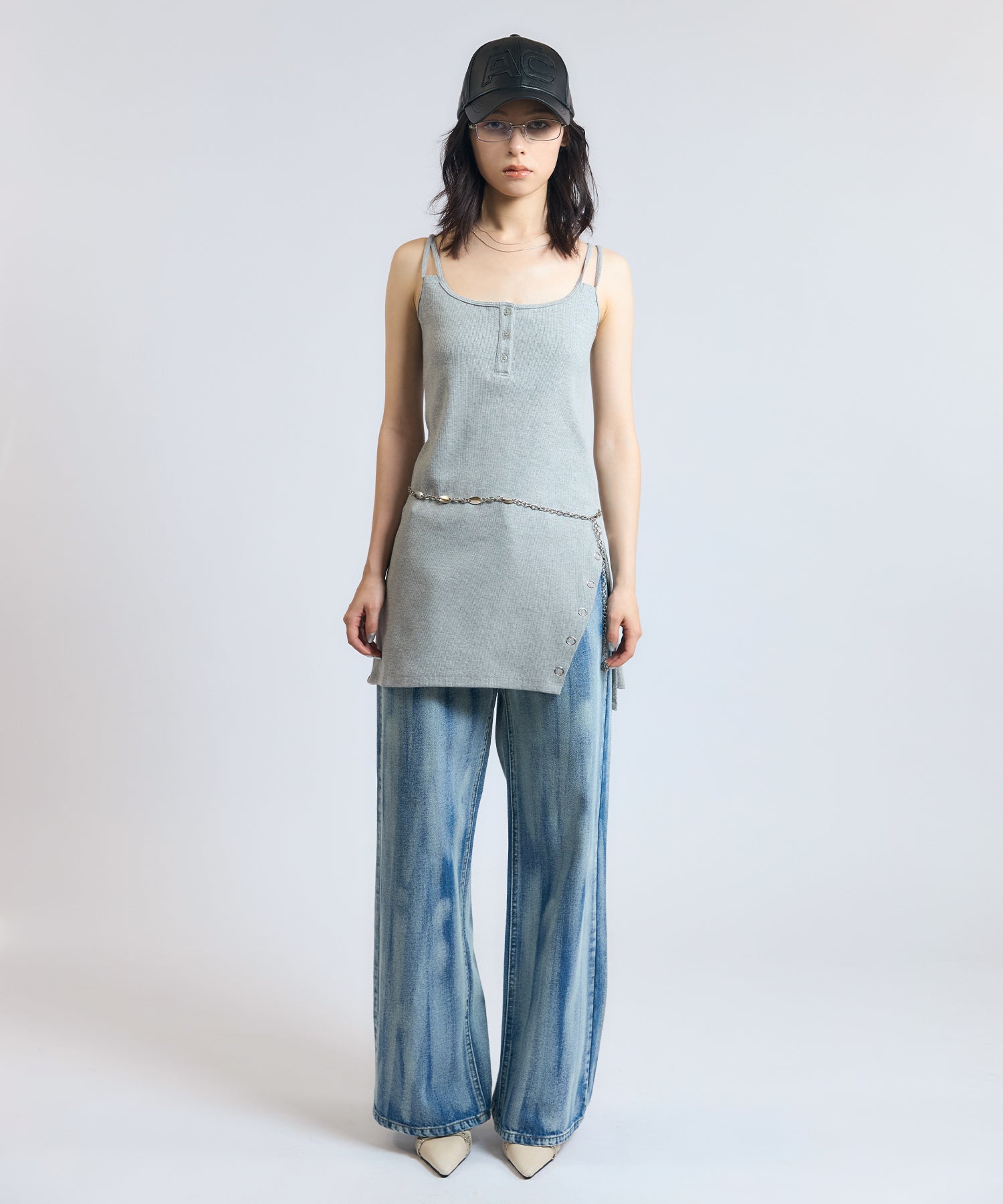 MODEL:163cm/COLOR:GRAY/SIZE:F