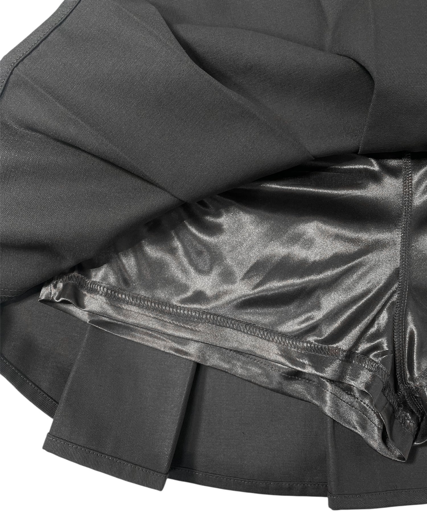 J/Wベルトレイヤードプリーツスカート