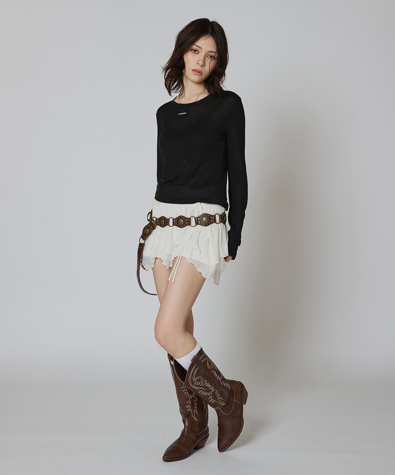 MODEL:163cm/COLOR:BLACK/SIZE:F