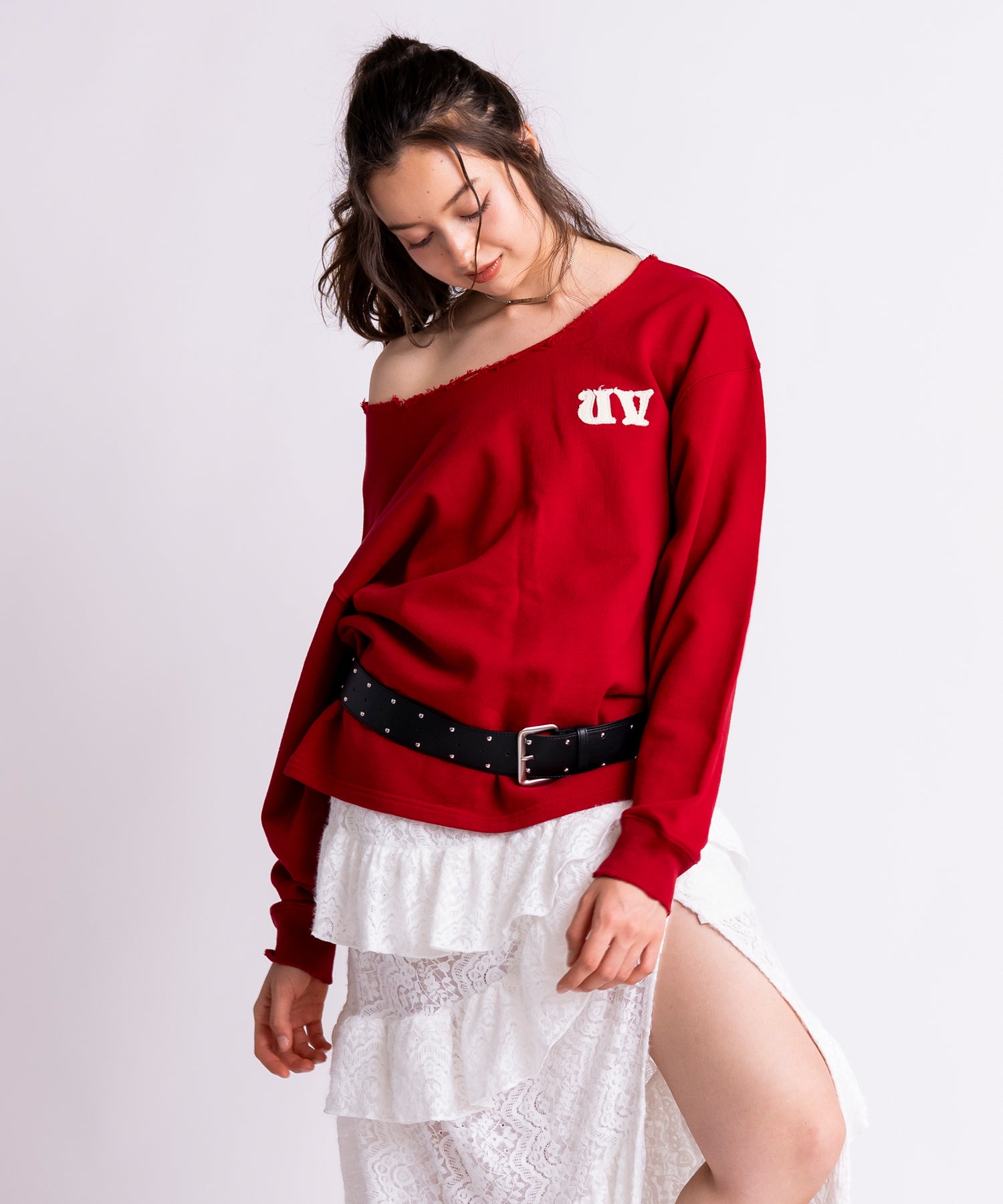 MODEL:172cm/COLOR:RED/SIZE:F