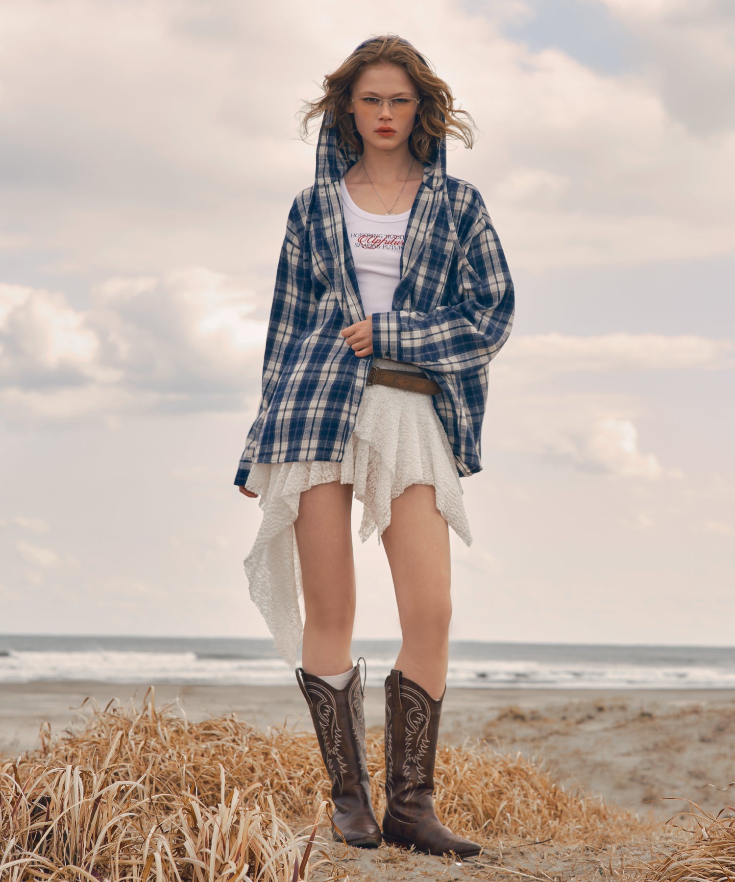 MODEL:163cm/COLOR:NAVY/SIZE:F