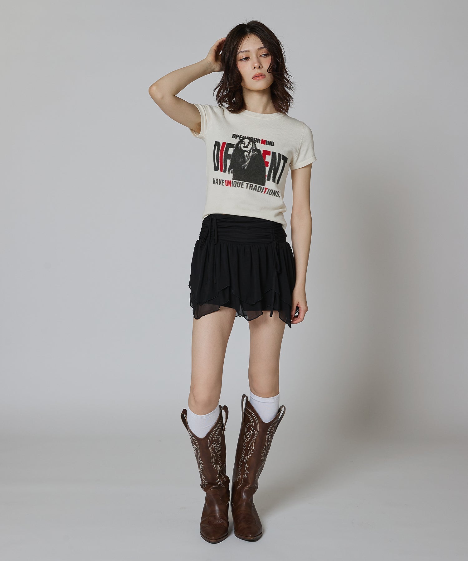 MODEL:163cm/COLOR:BLACK/SIZE:F