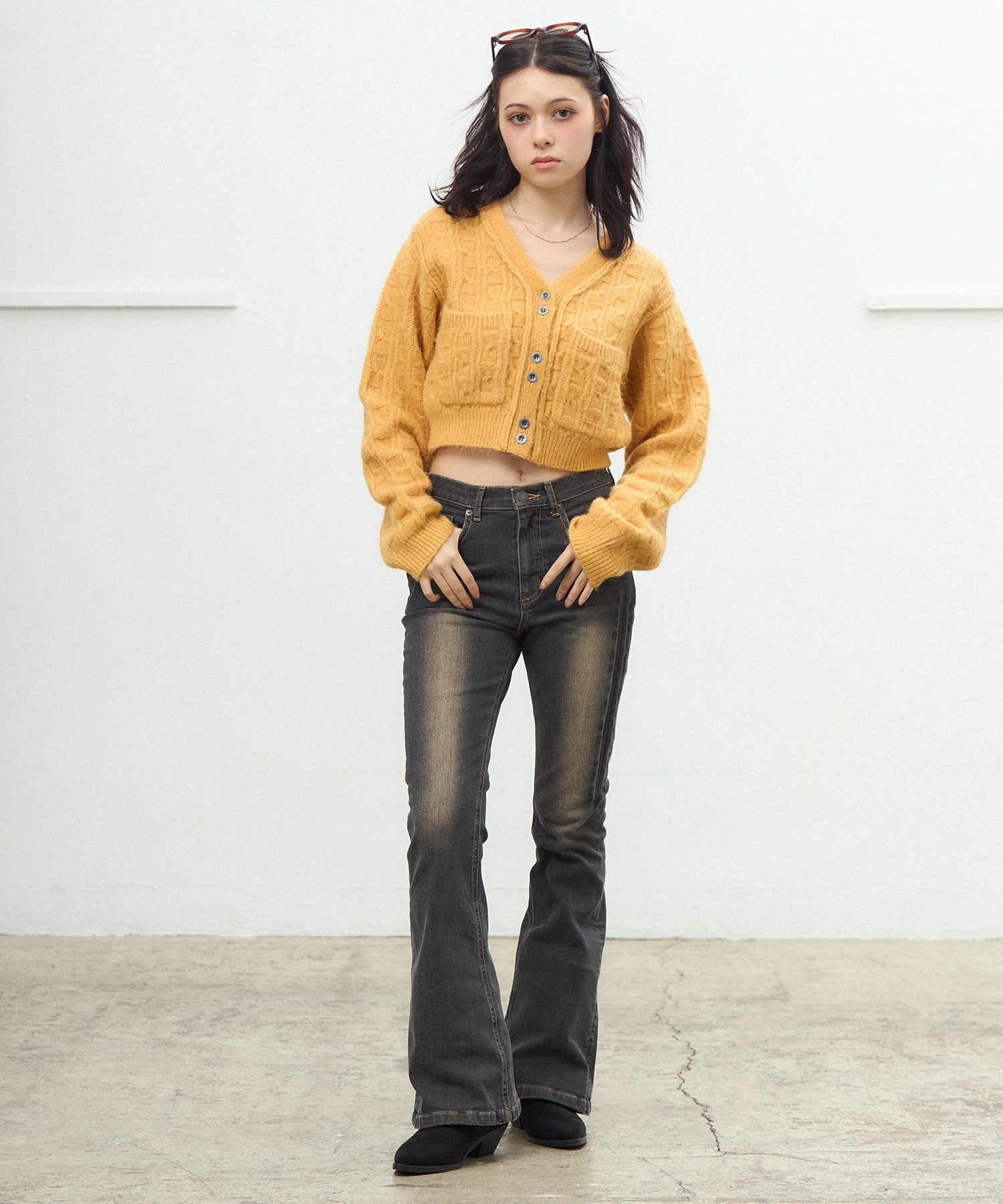 MODEL:163cm/COLOR:YELLOW/SIZE:F