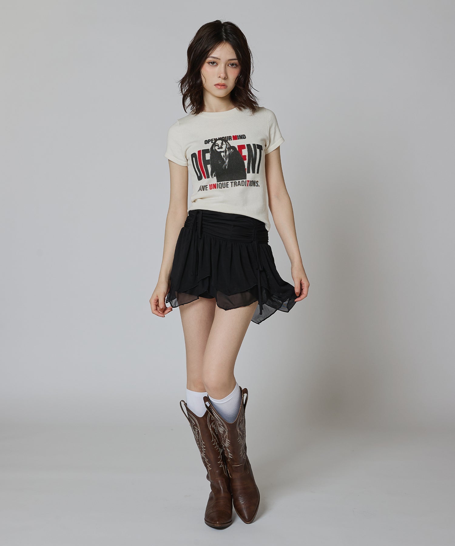 MODEL:163cm/COLOR:BLACK/SIZE:F