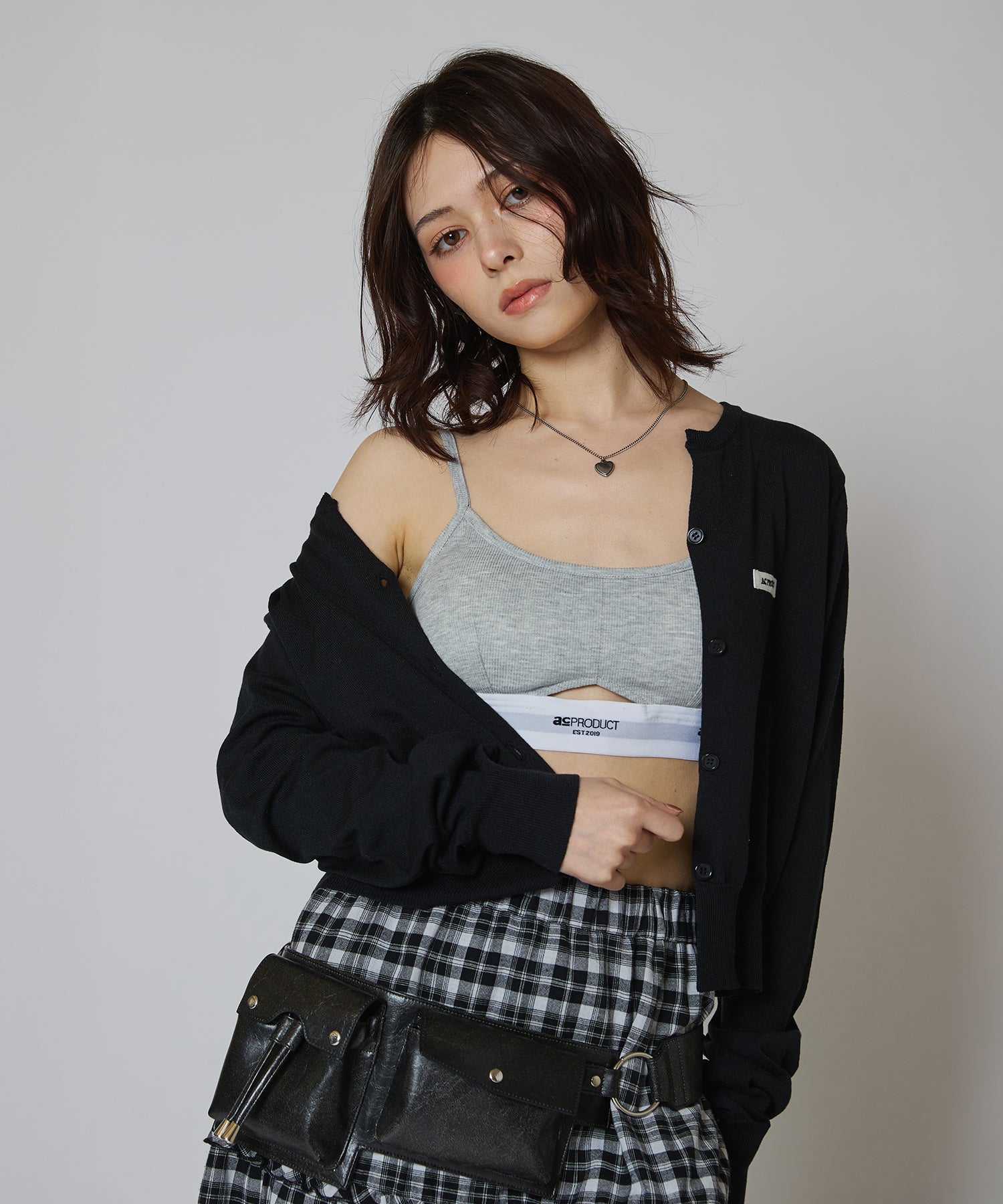 MODEL:163cm/COLOR:GRAY/SIZE:F