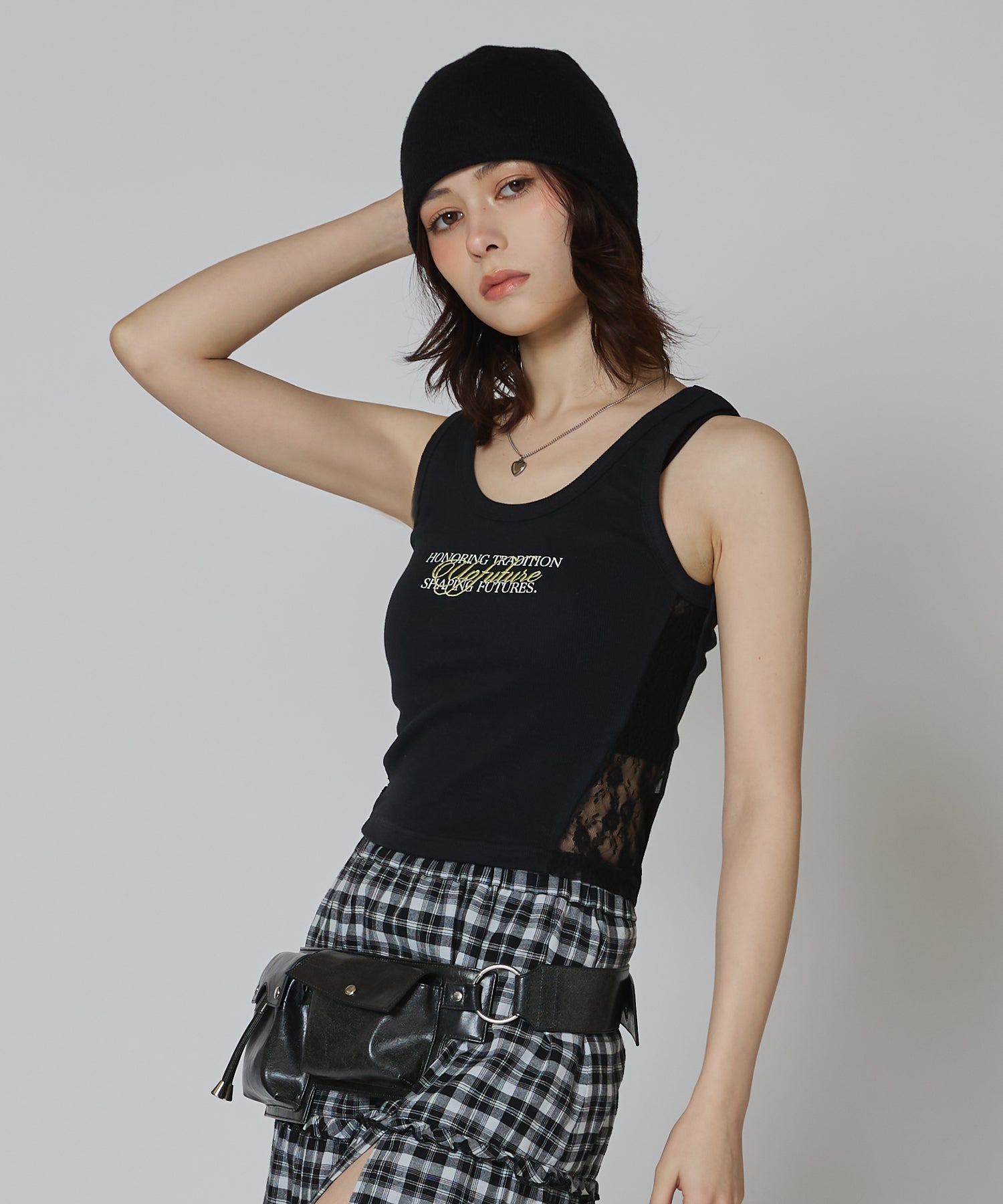 MODEL:163cm/COLOR:BLACK/SIZE:F