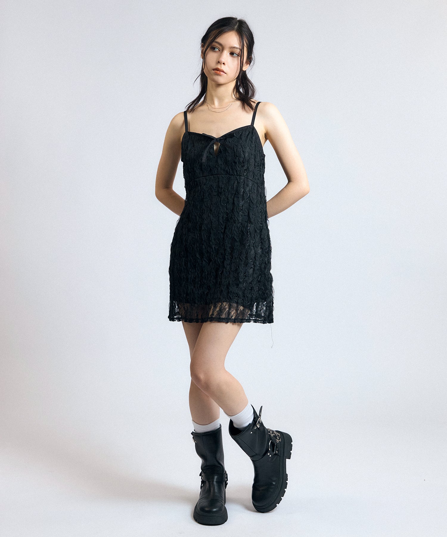 MODEL:163cm/COLOR:BLACK/SIZE:F