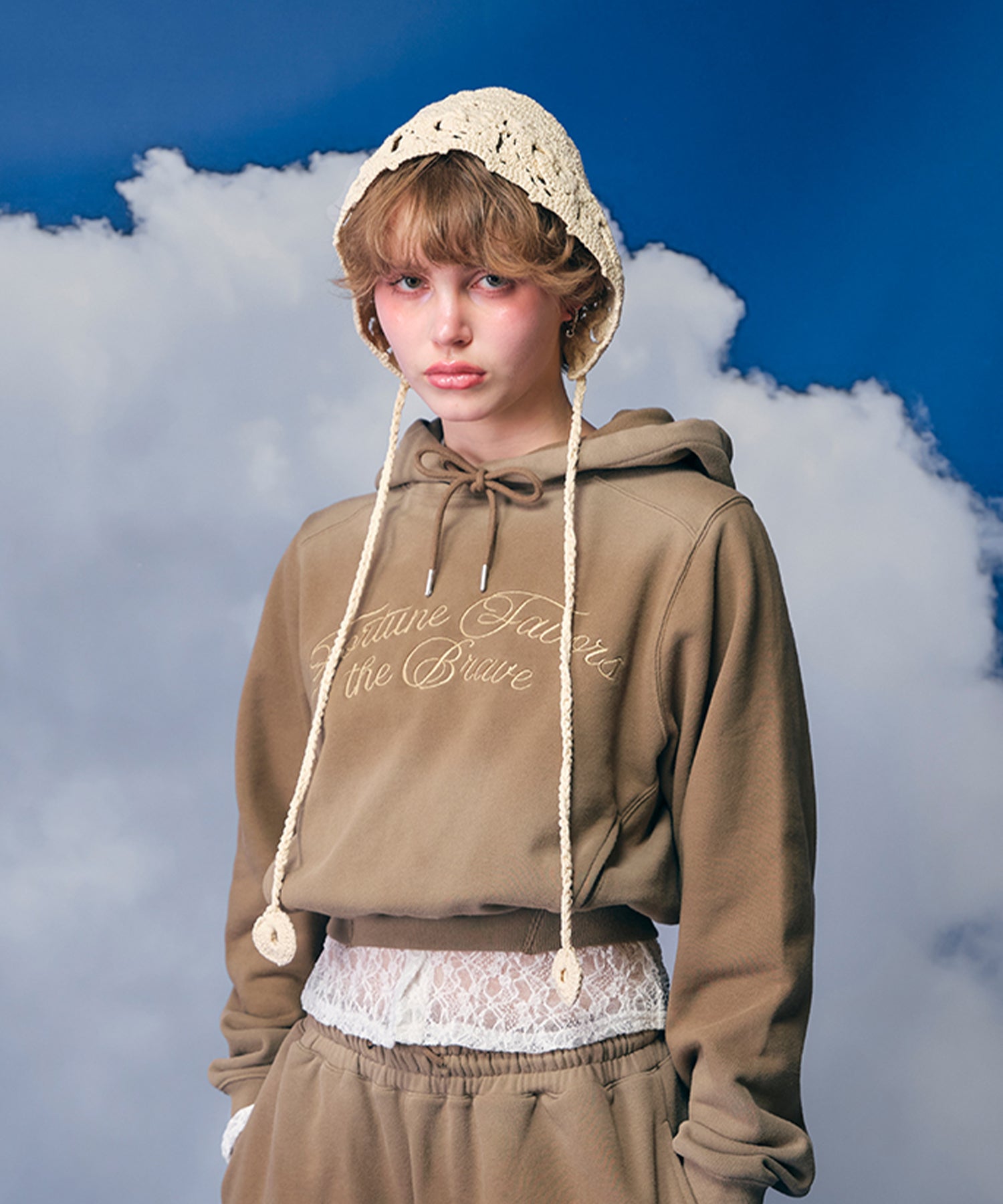 MODEL:170cm/COLOR:BEIGE/SIZE:F
