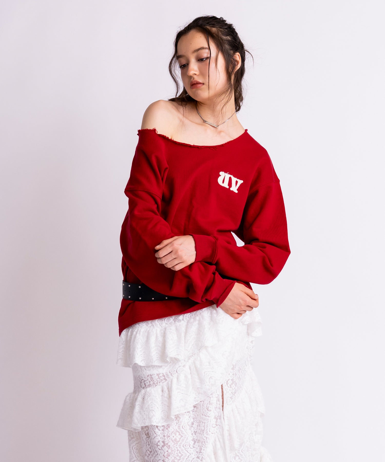 MODEL:172cm/COLOR:RED/SIZE:F