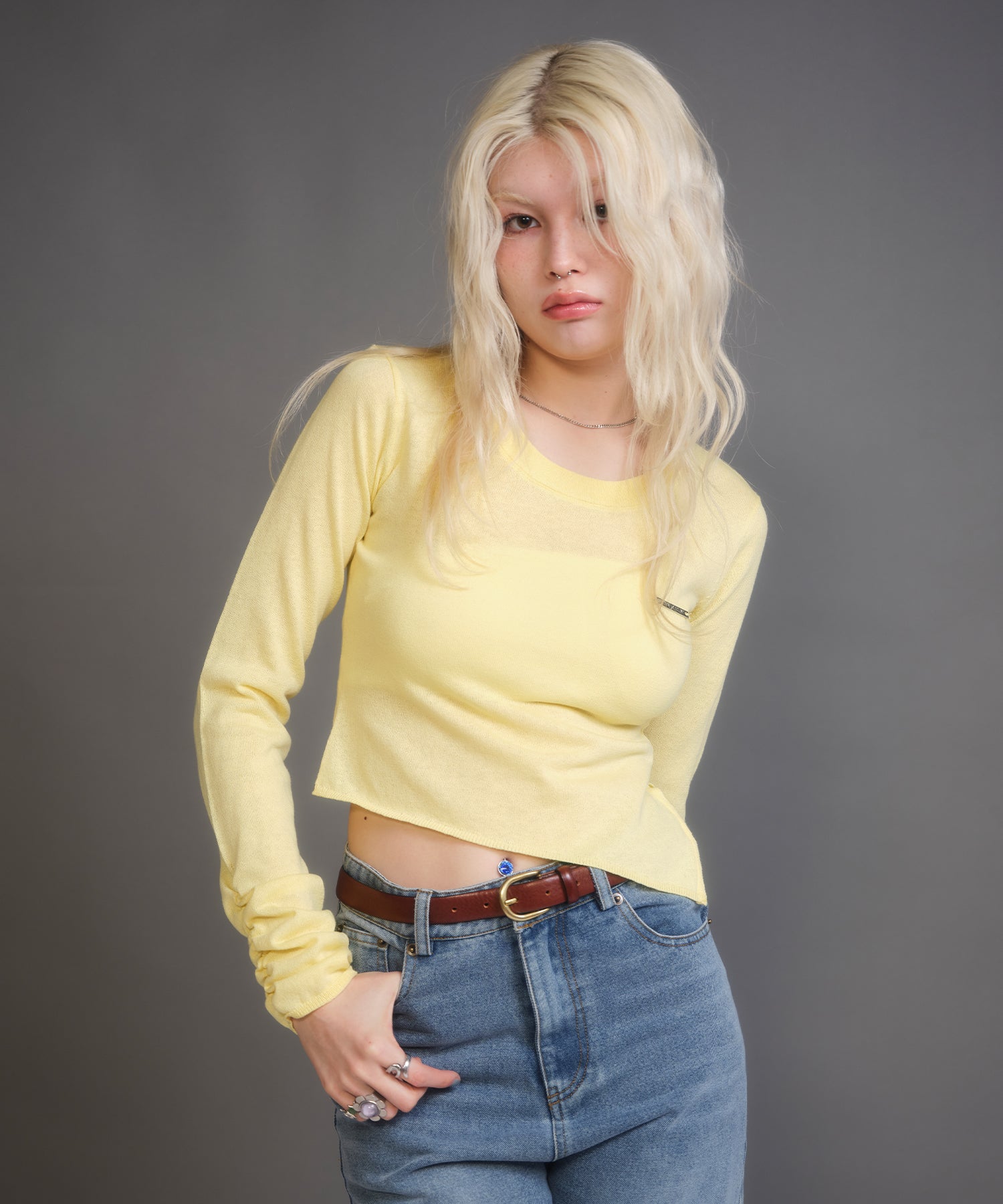 MODEL:170cm/COLOR:YELLOW/SIZE:F