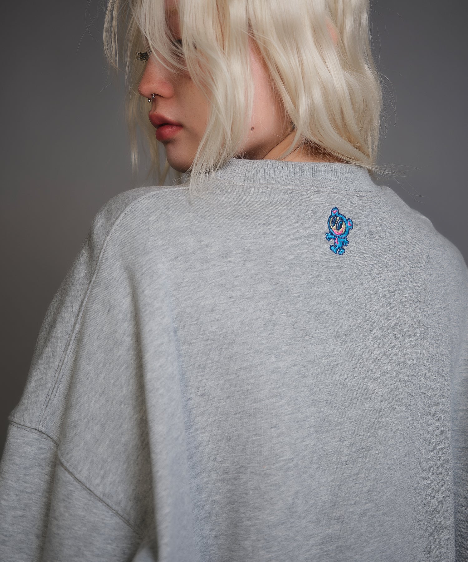 MODEL:170cm/COLOR:GRAY/SIZE:F