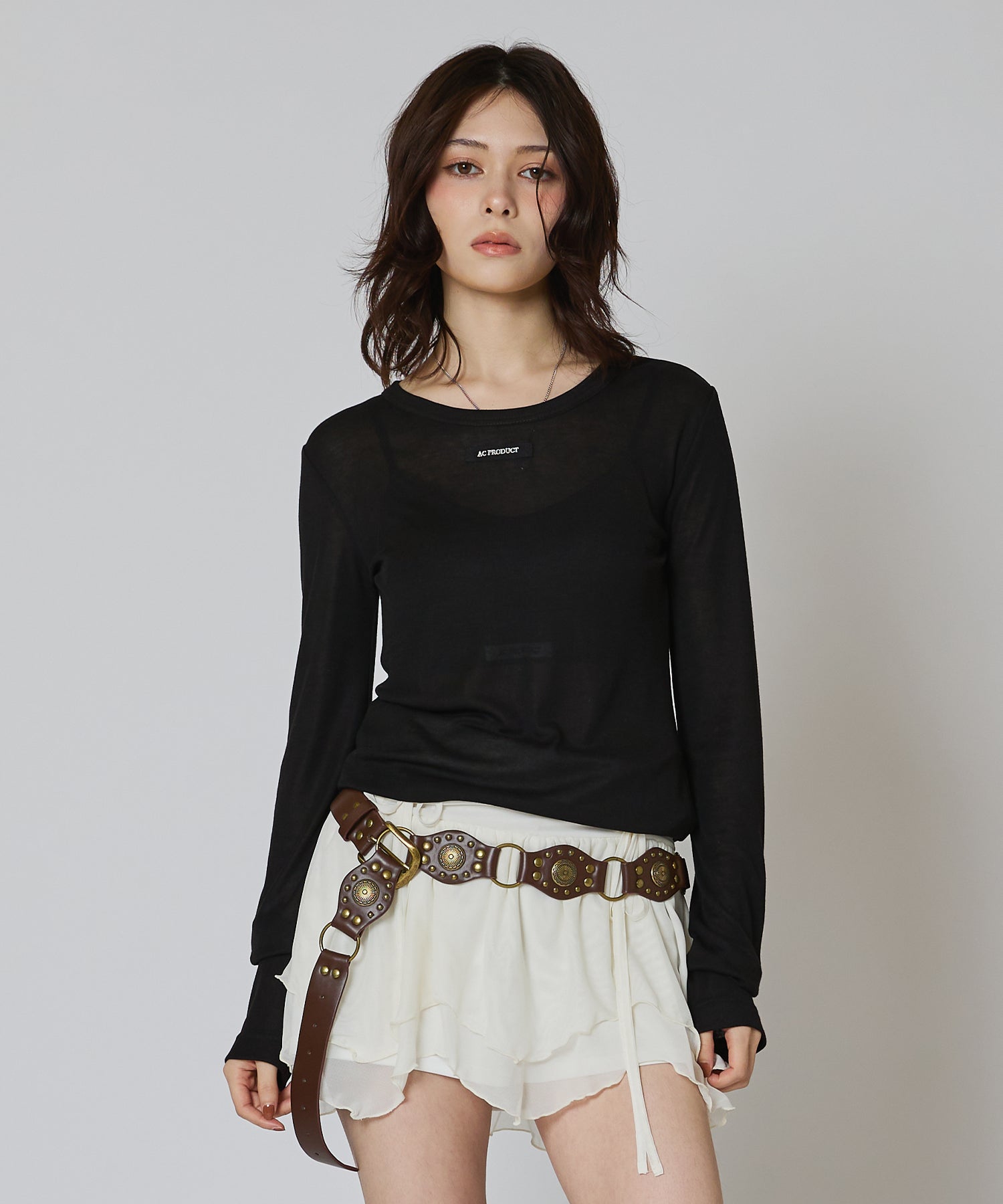 MODEL:163cm/COLOR:BLACK/SIZE:F