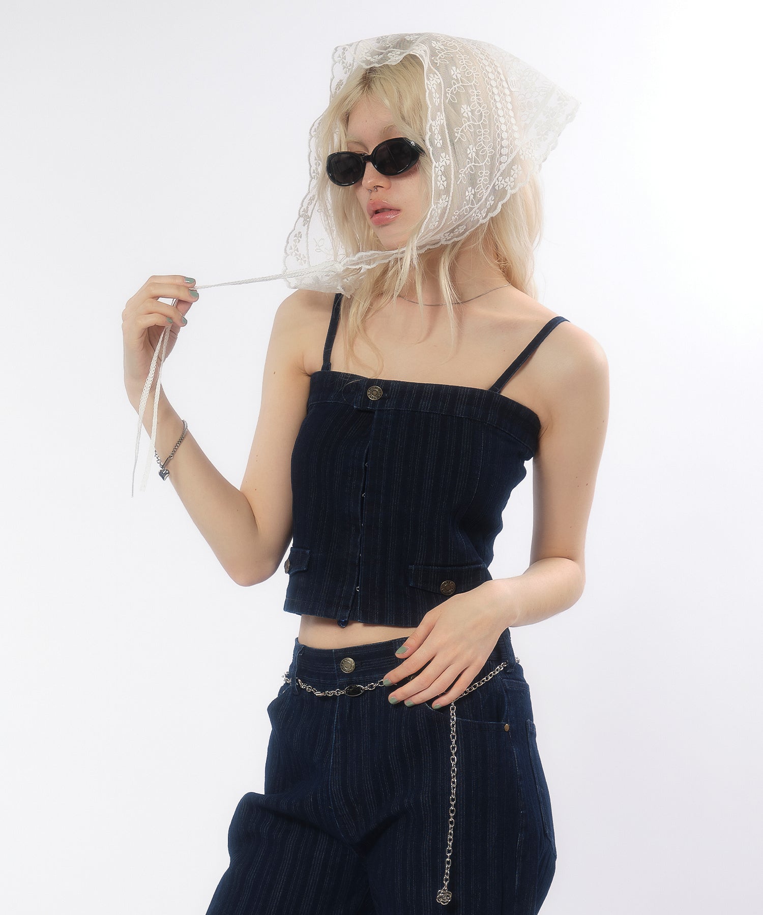 MODEL:170cm/COLOR:BLUE/SIZE:F