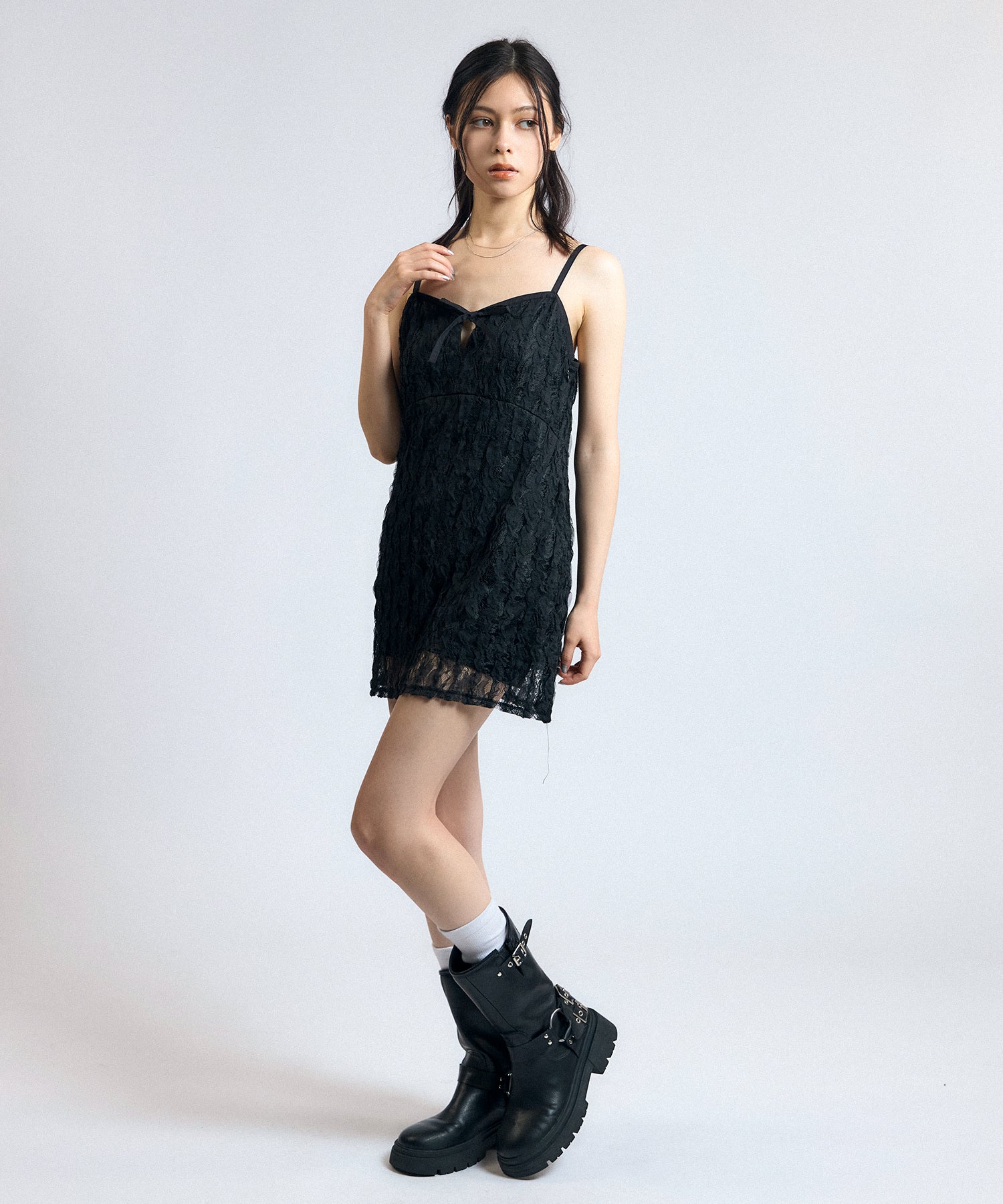 MODEL:163cm/COLOR:BLACK/SIZE:F