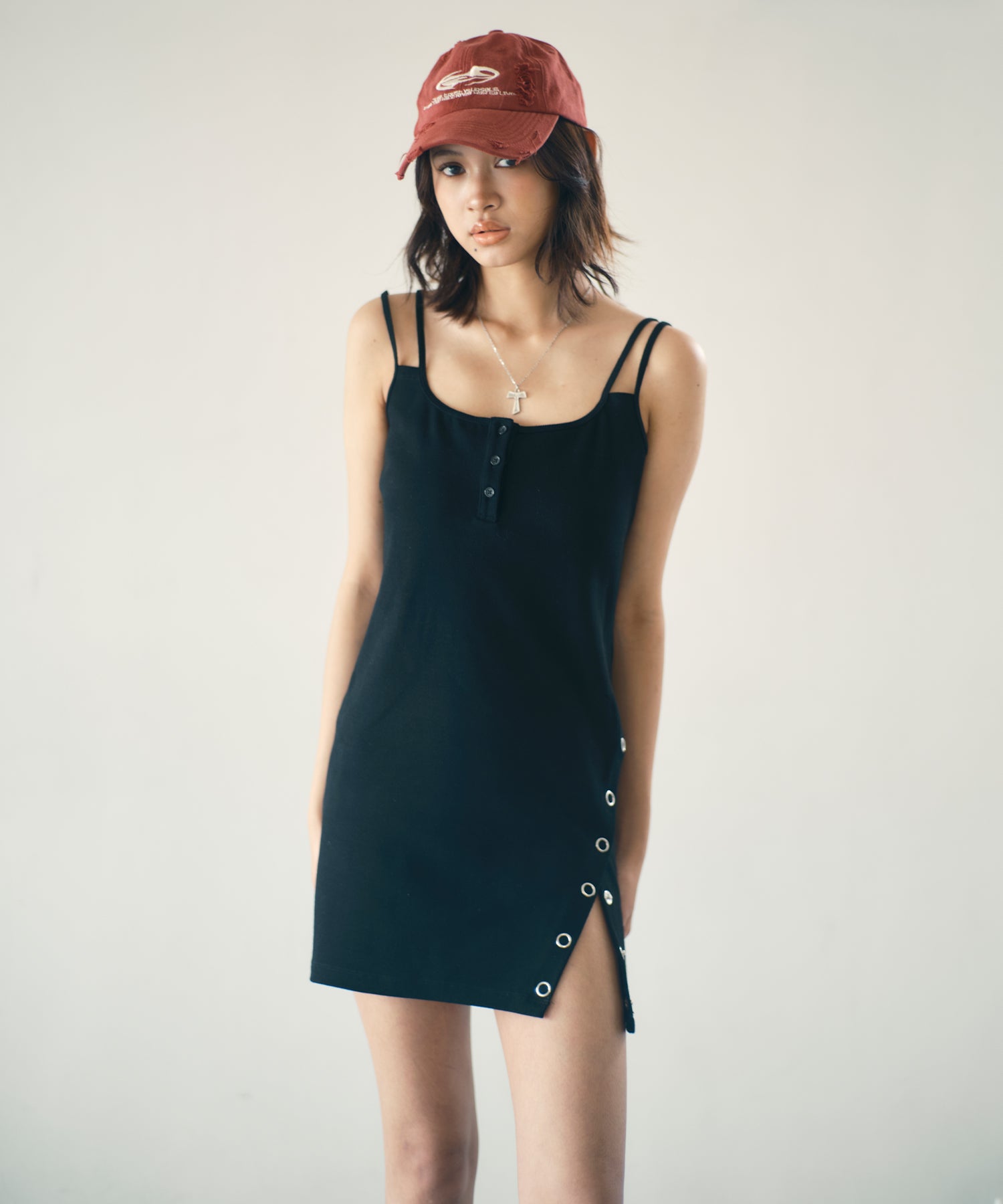 MODEL:170cm/COLOR:BLACK/SIZE:F