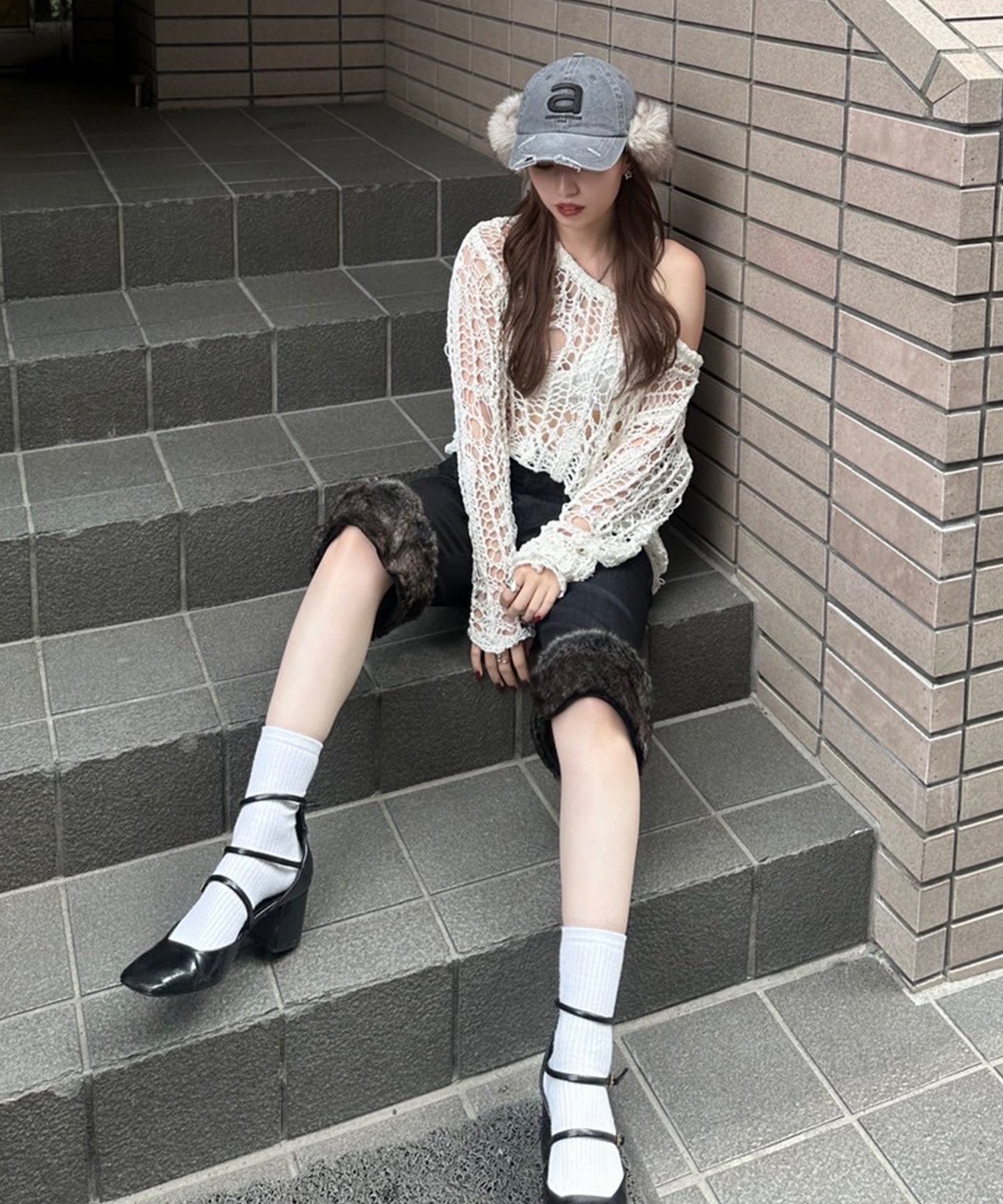 STAFF:153cm/COLOR:WHITE/SIZE:F