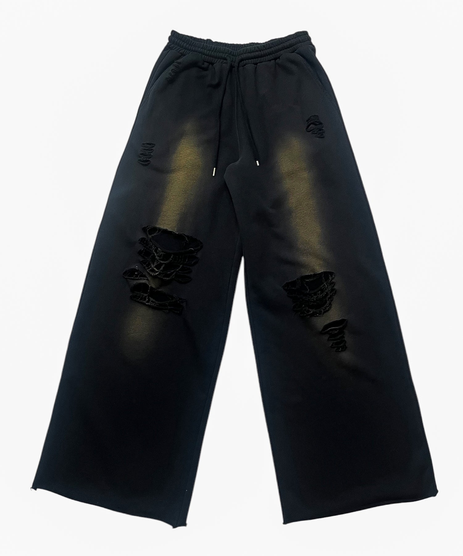 J/Wダメージスウェットワイドパンツ