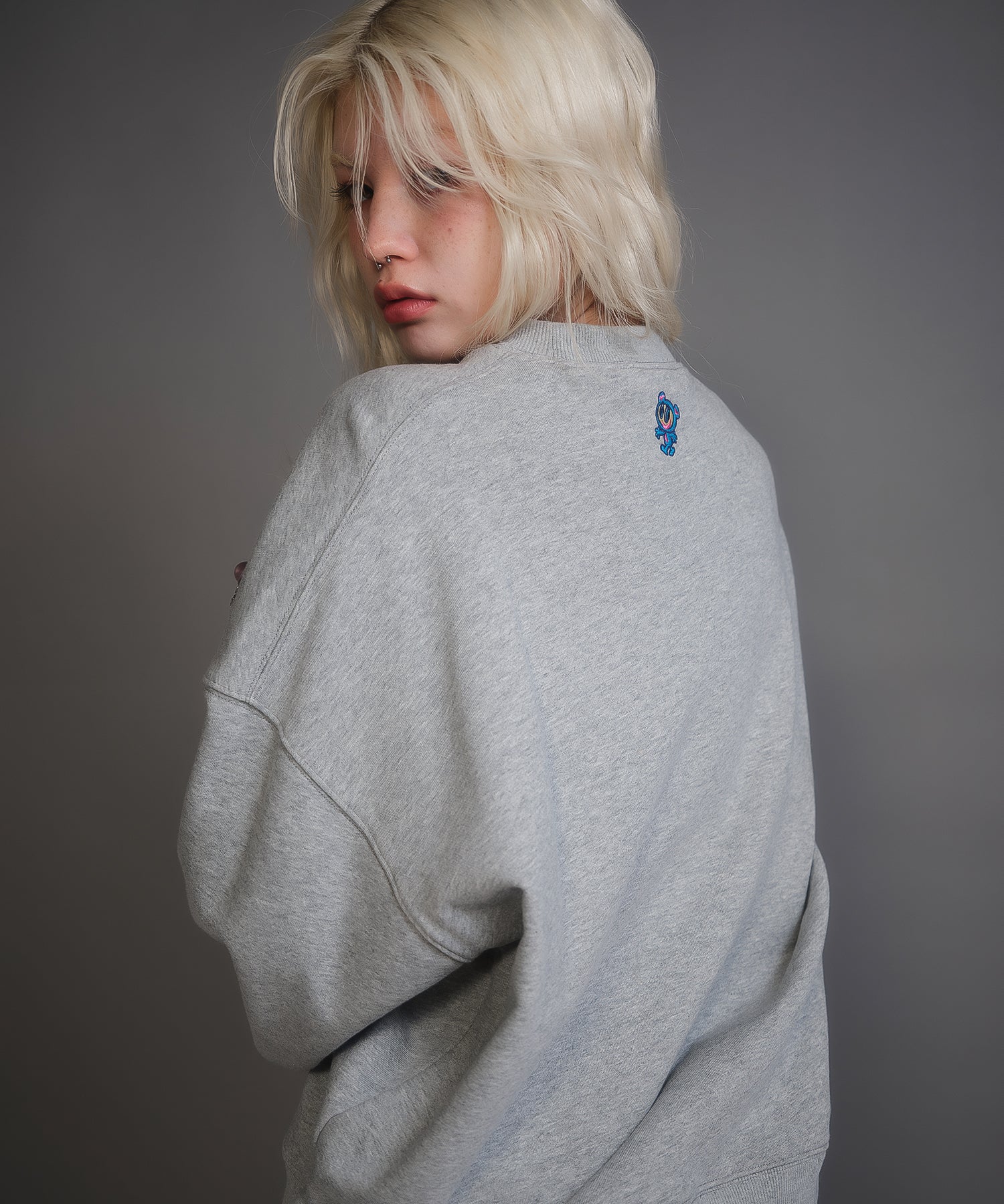 MODEL:170cm/COLOR:GRAY/SIZE:F