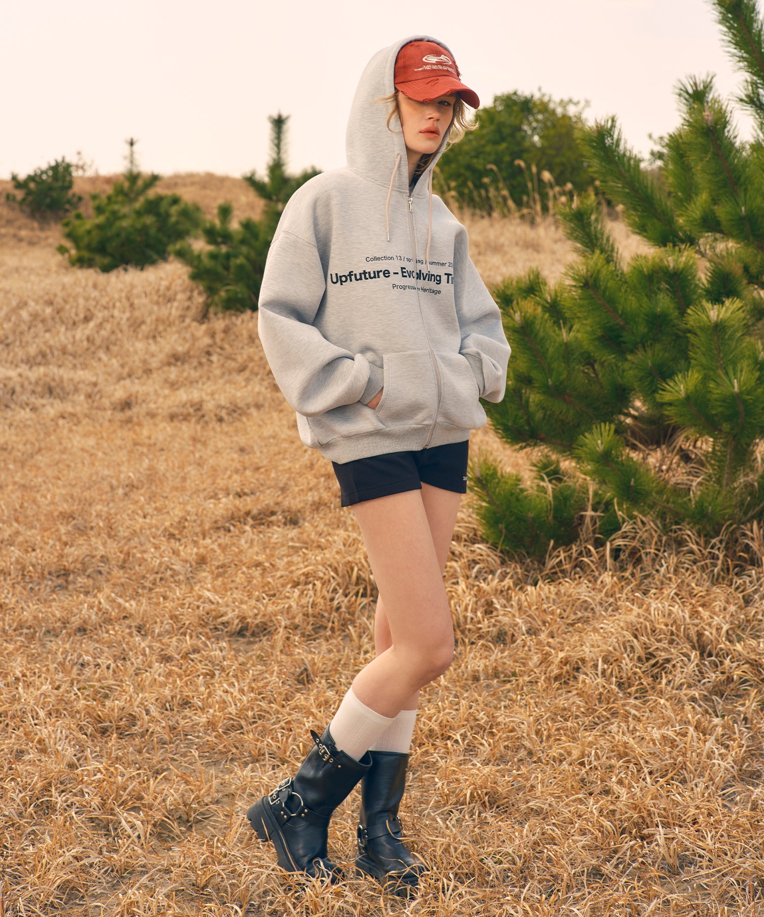 MODEL:173cm/COLOR:GRAY/SIZE:F