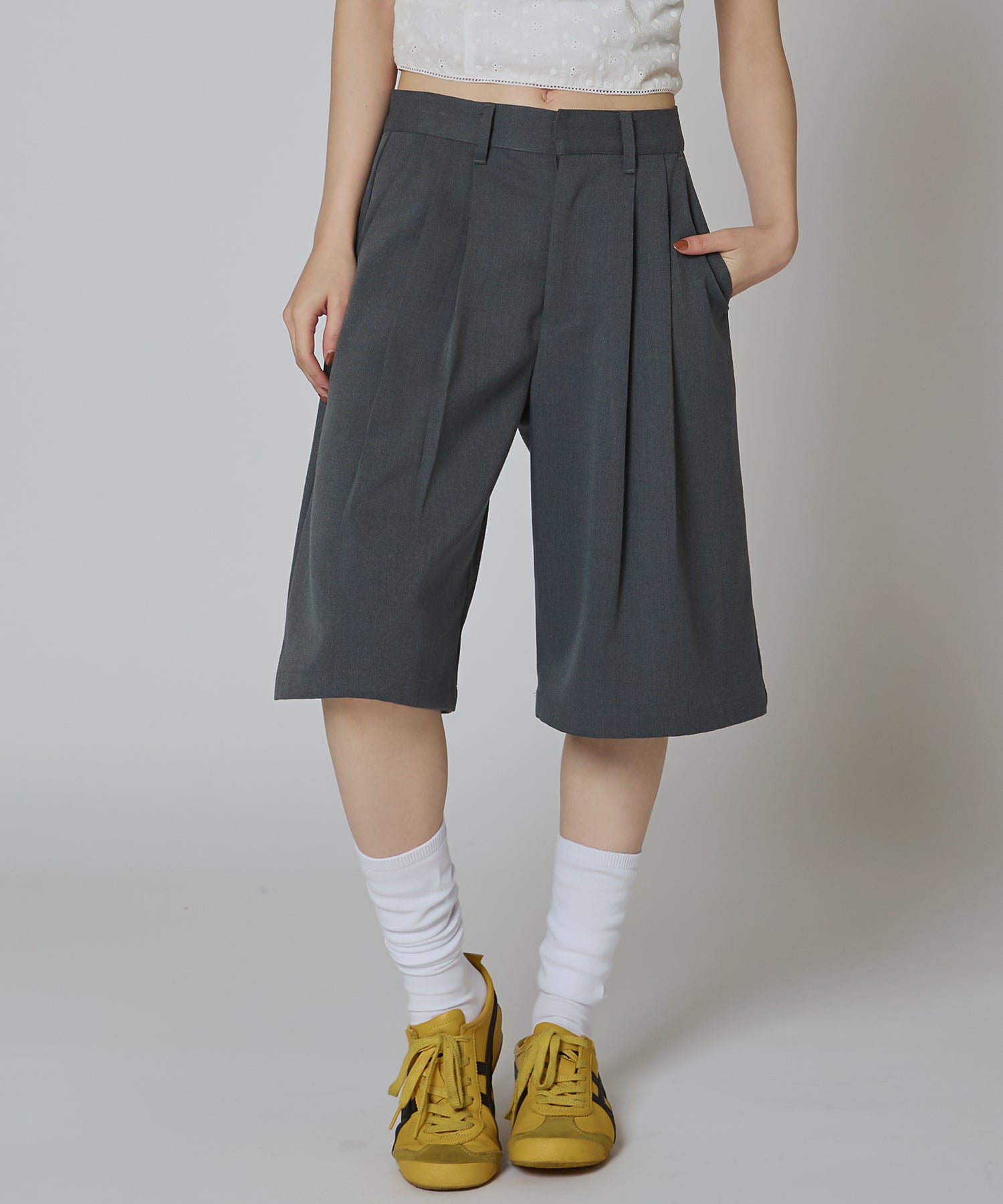 MODEL:163cm/COLOR:GRAY/SIZE:F