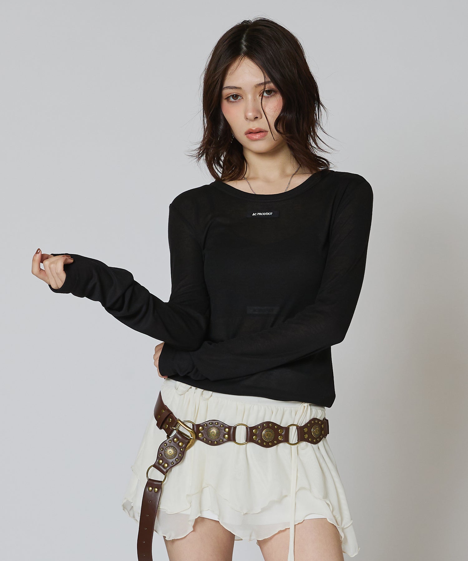 MODEL:163cm/COLOR:BLACK/SIZE:F