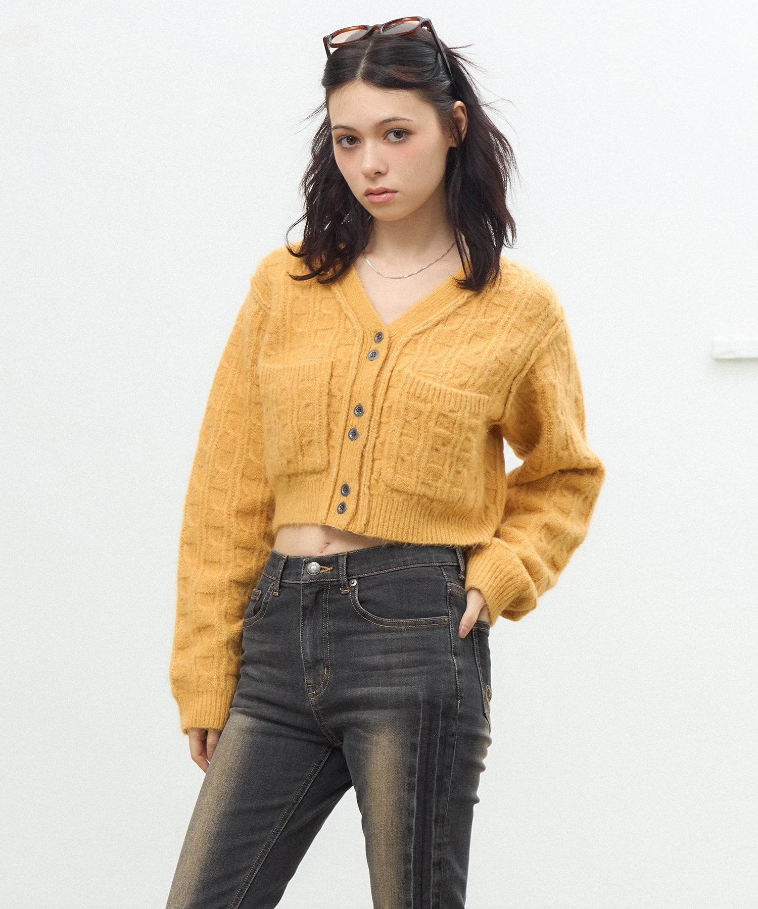 MODEL:163cm/COLOR:YELLOW/SIZE:F