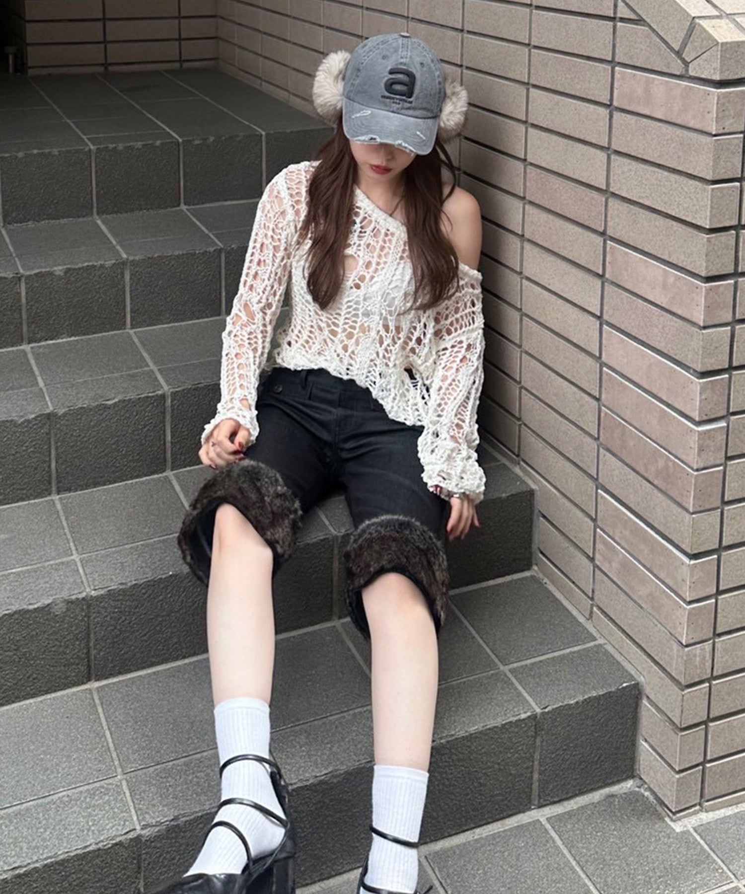 STAFF:153cm/COLOR:WHITE/SIZE:F