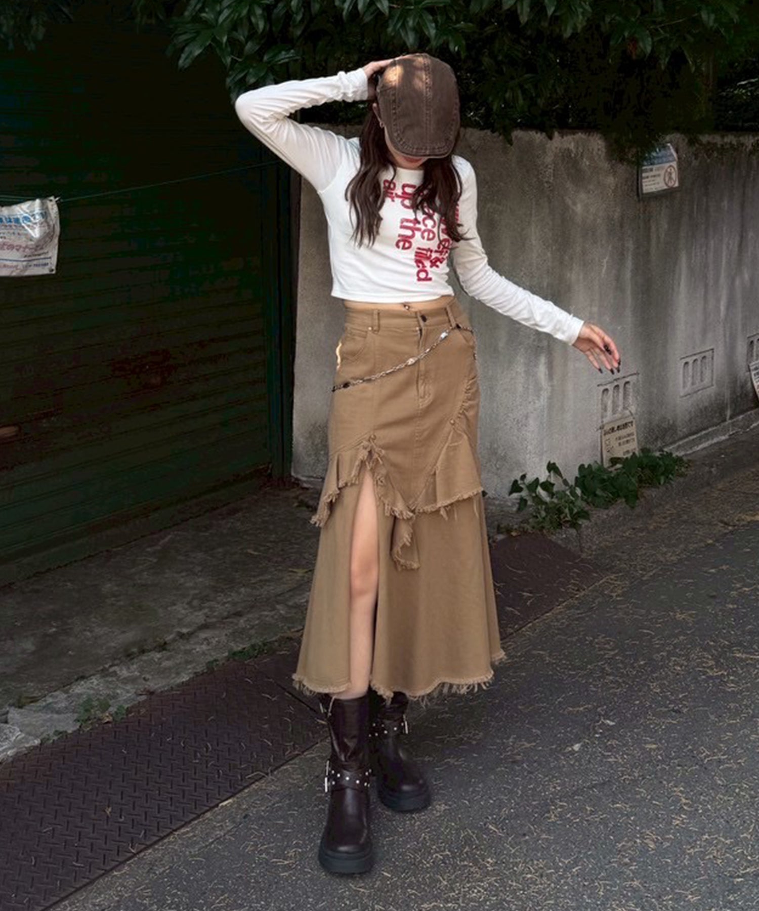 STAFF:170cm/COLOR:BEIGE/SIZE:M