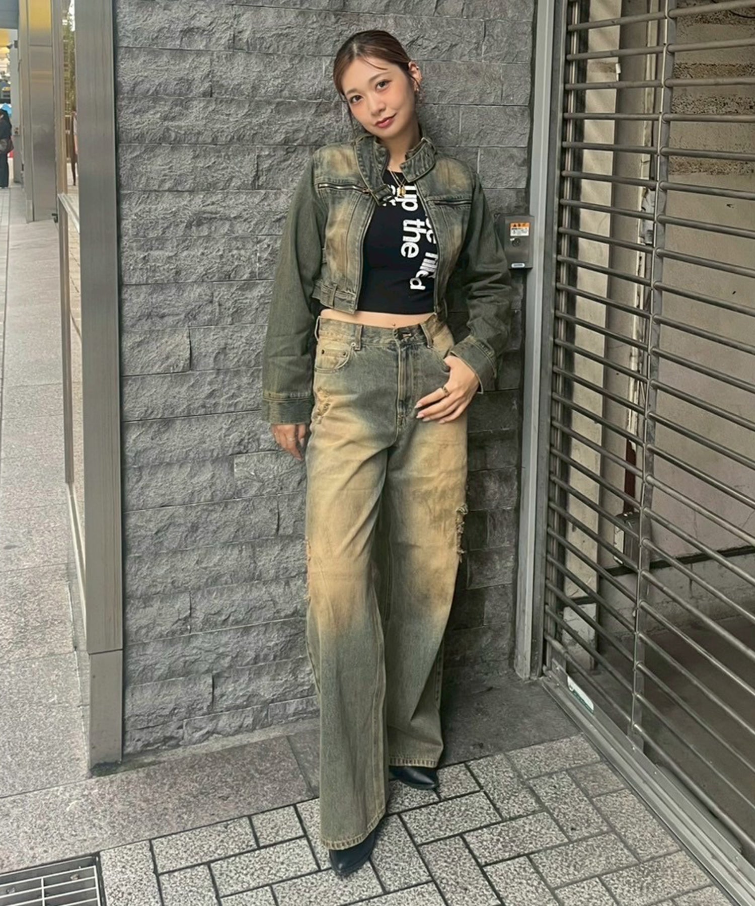 STAFF:167cm/COLOR:BLUE/SIZE:M