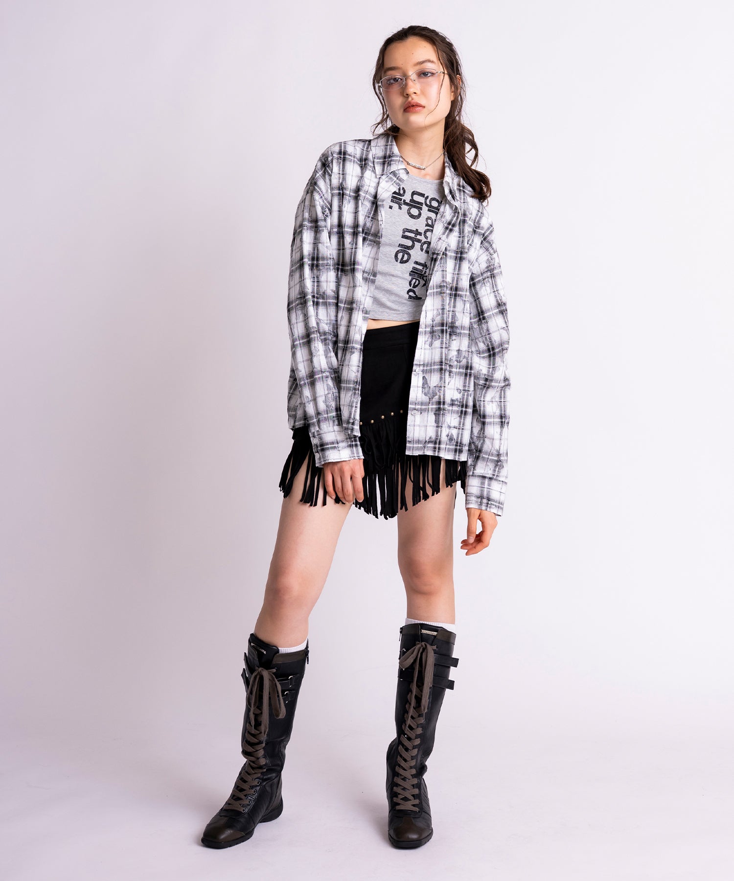 MODEL:172cm/COLOR:BLACK/SIZE:M
