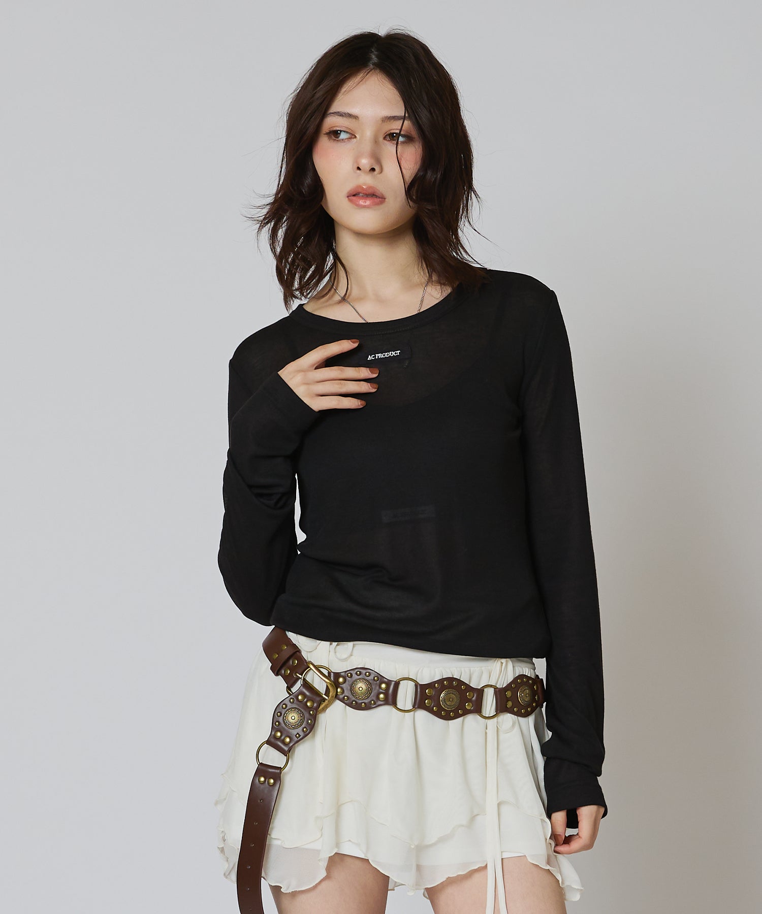 MODEL:163cm/COLOR:BLACK/SIZE:F