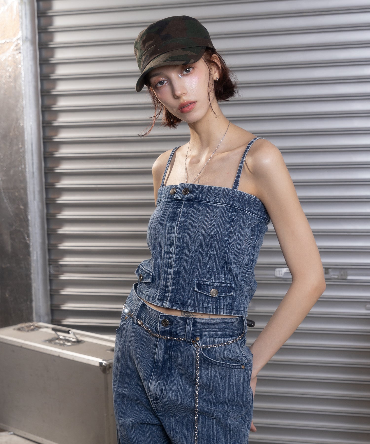 MODEL:172cm/COLOR:LIGHT BLUE/SIZE:F