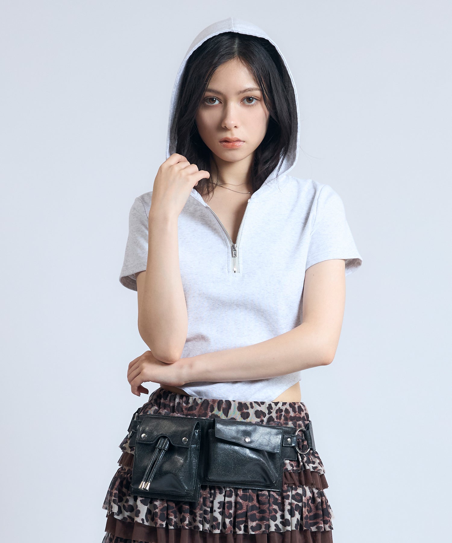 MODEL:163cm/COLOR:LIGHT GRAY/SIZE:F