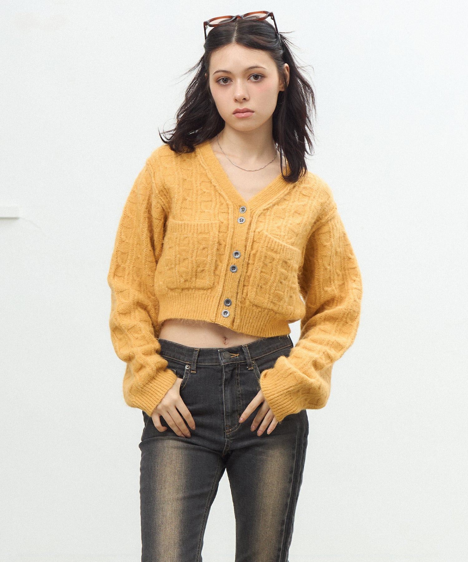 MODEL:163cm/COLOR:YELLOW/SIZE:F