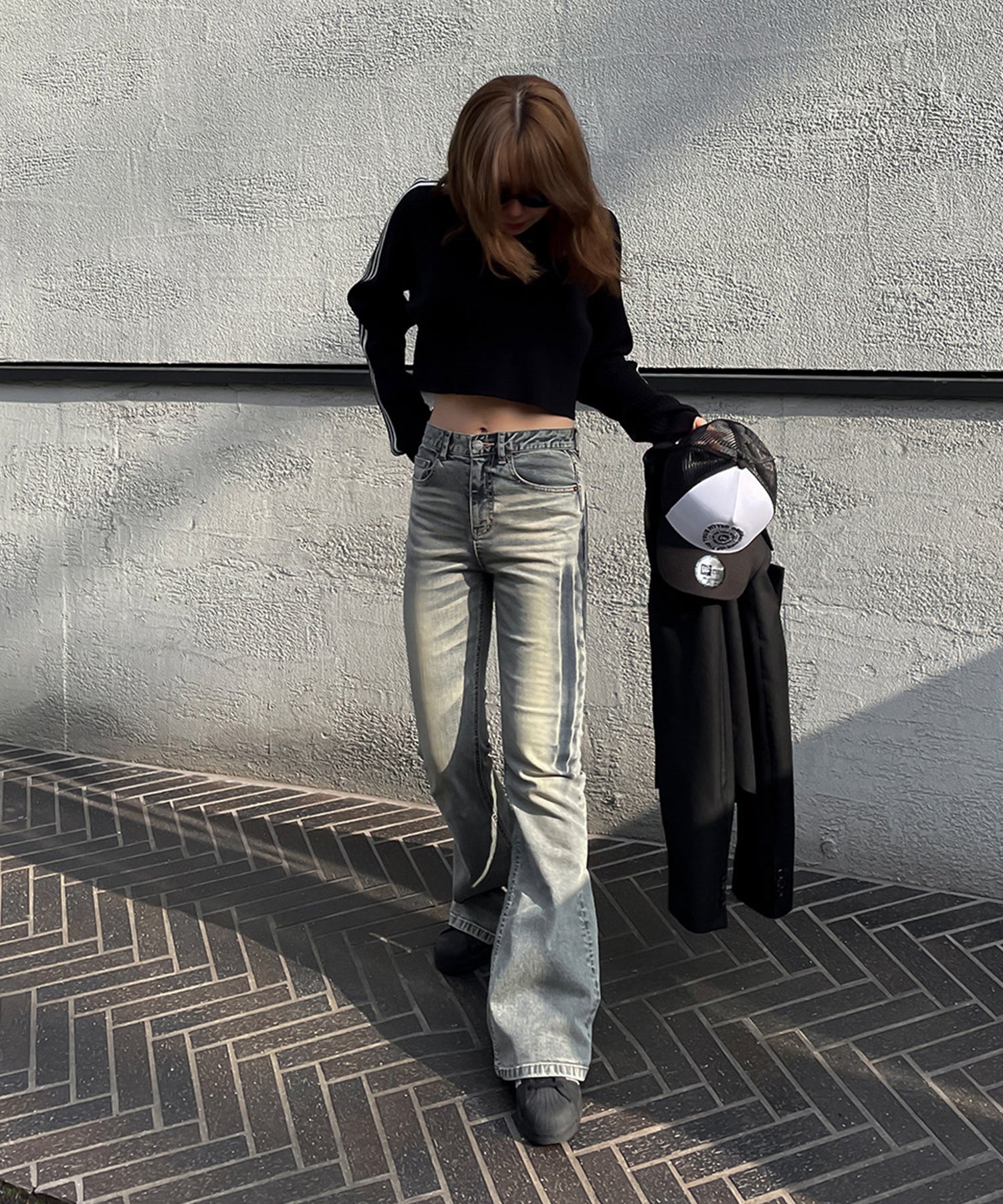STAFF:158cm/COLOR:LIGHT BLUE