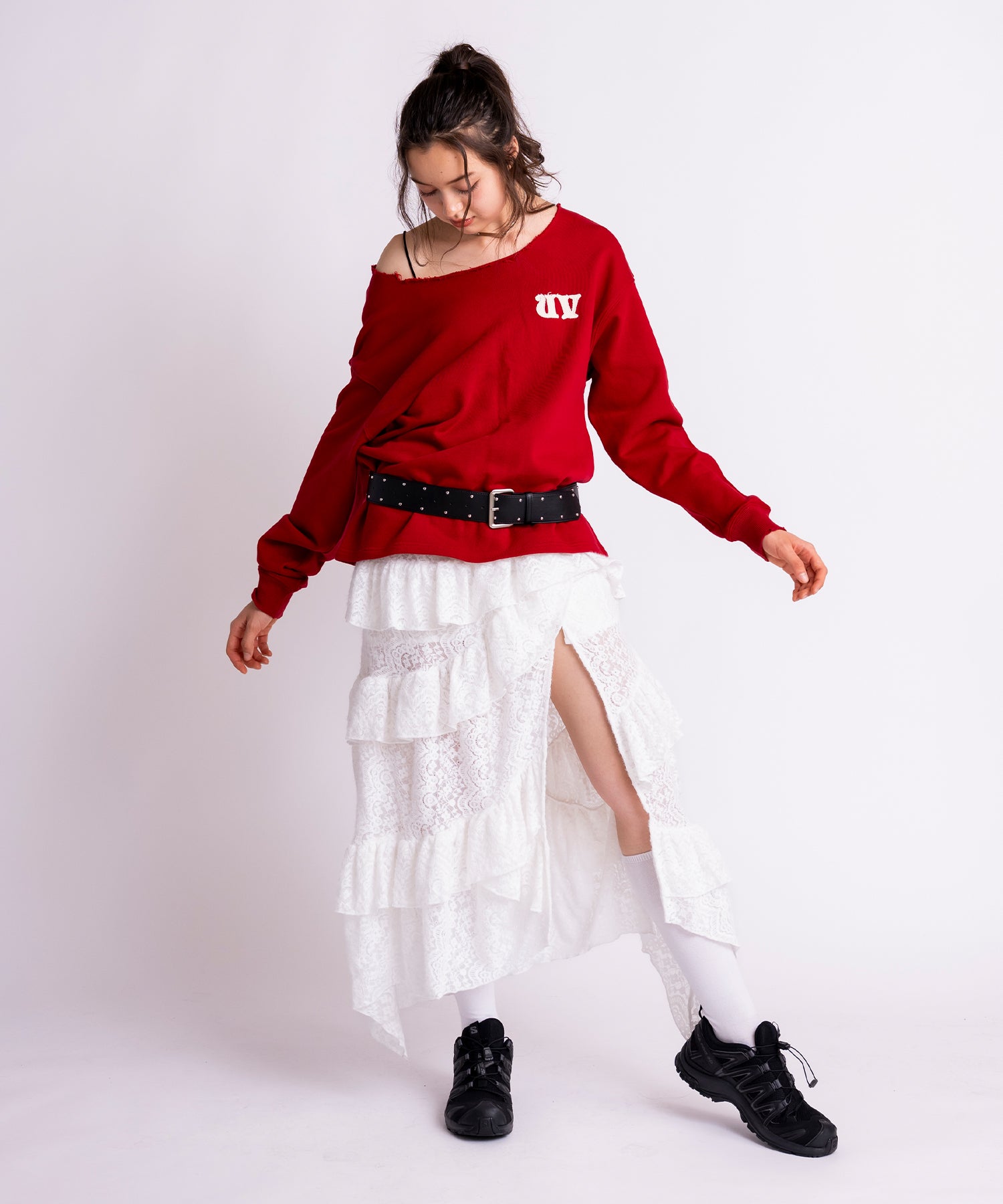 MODEL:172cm/COLOR:RED/SIZE:F