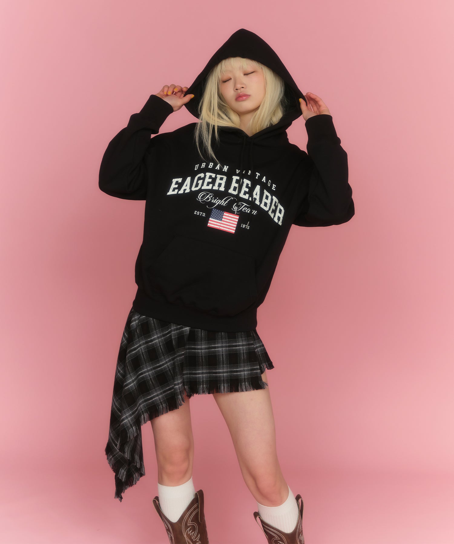 MODEL:174cm/COLOR:BLACK/SIZE:F