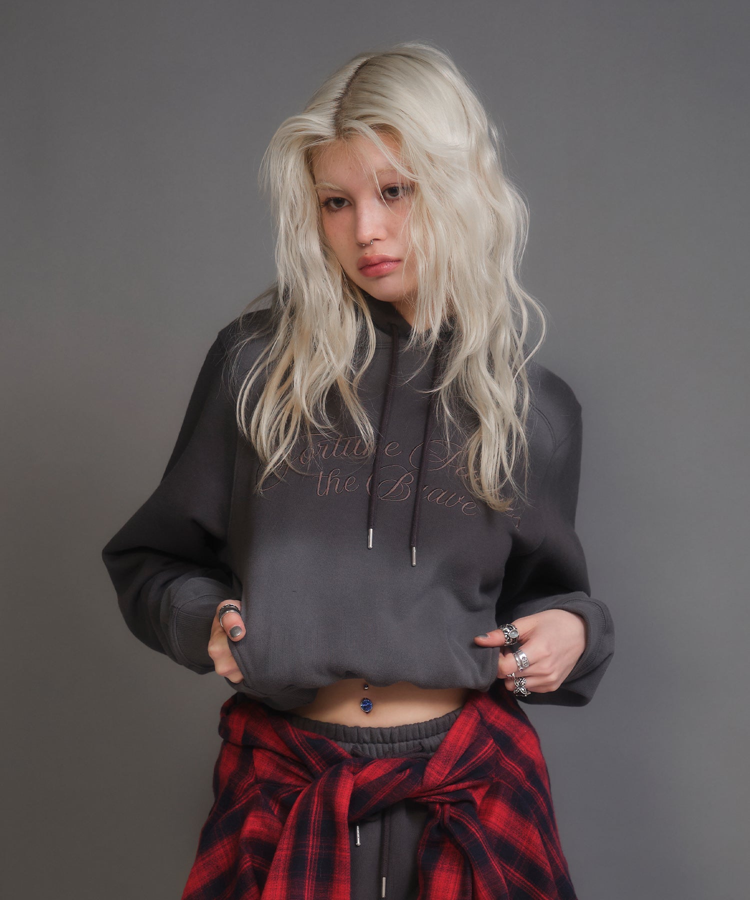 MODEL:170cm/COLOR:GRAY/SIZE:F
