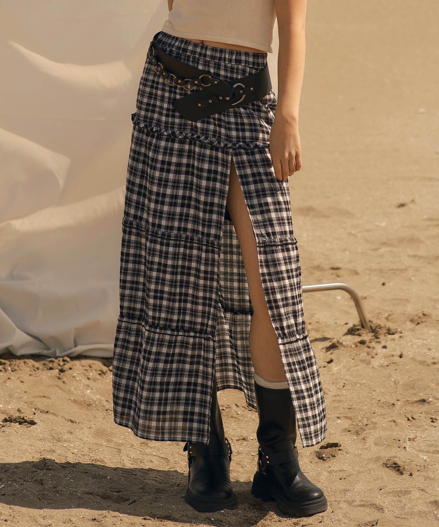 MODEL:173cm/COLOR:MIX①/SIZE:F