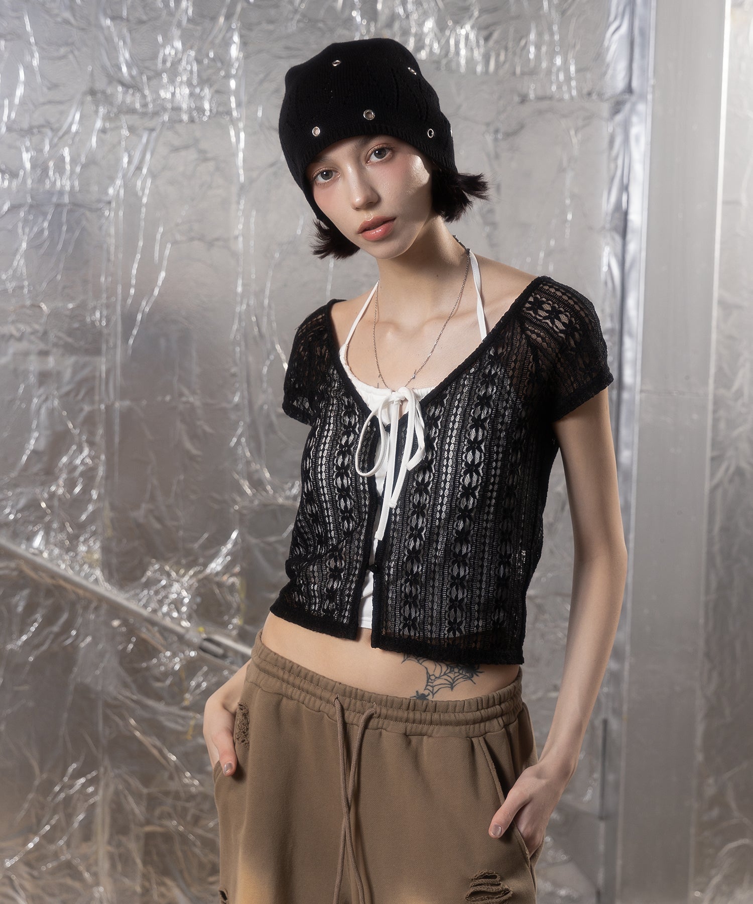 MODEL:172cm/COLOR:BLACK/SIZE:F