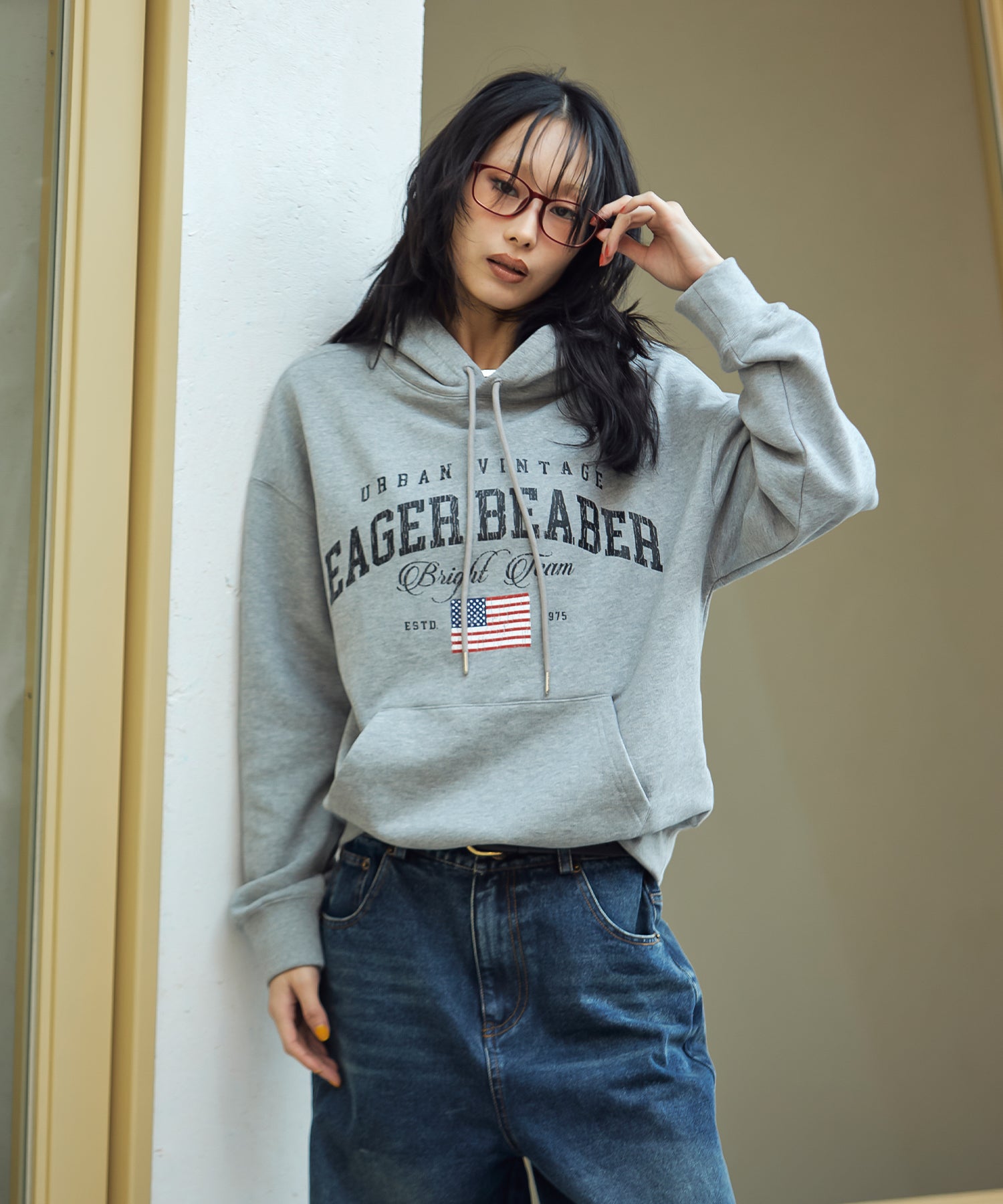 MODEL:170cm/COLOR:GRAY/SIZE:F