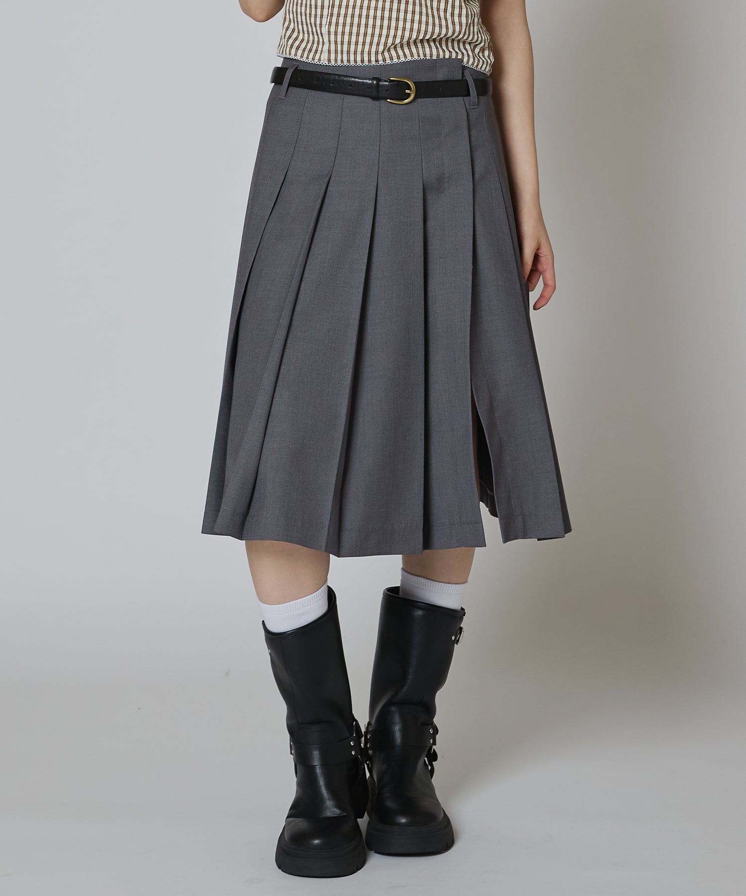 MODEL:163cm/COLOR:GRAY/SIZE:F