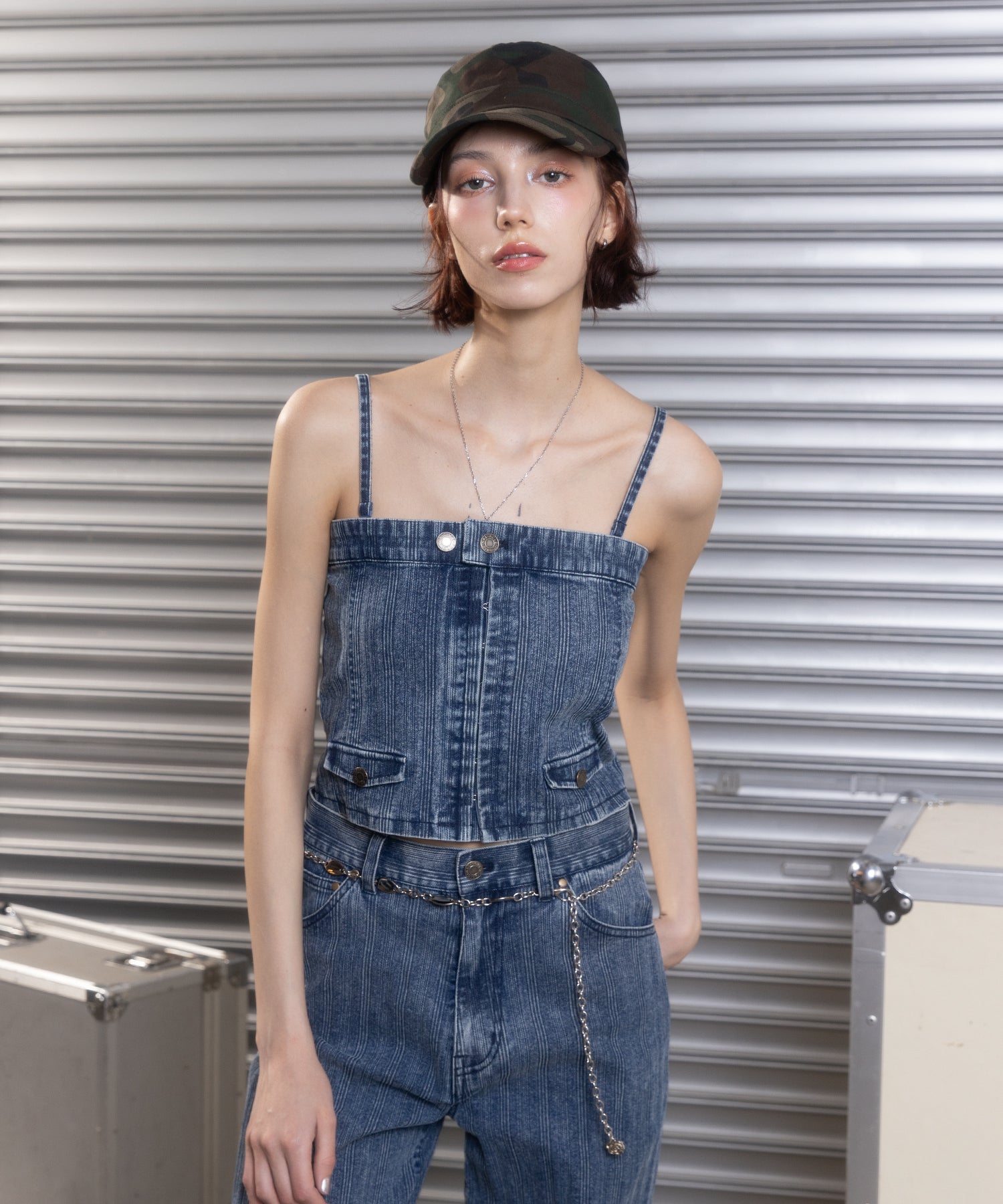 MODEL:172cm/COLOR:LIGHT BLUE/SIZE:F